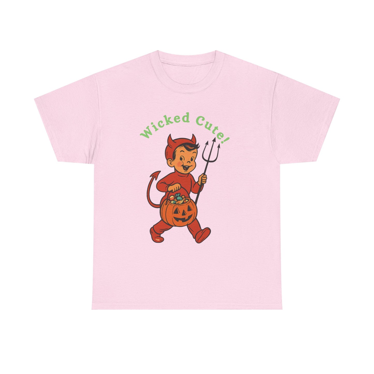Wicked Cute Little Devil ,Halloween Tee, Unisex tee, Spooky Season Apparel, Cute Devil T-Shirt, Trick or Treat Top, Halloween Costume