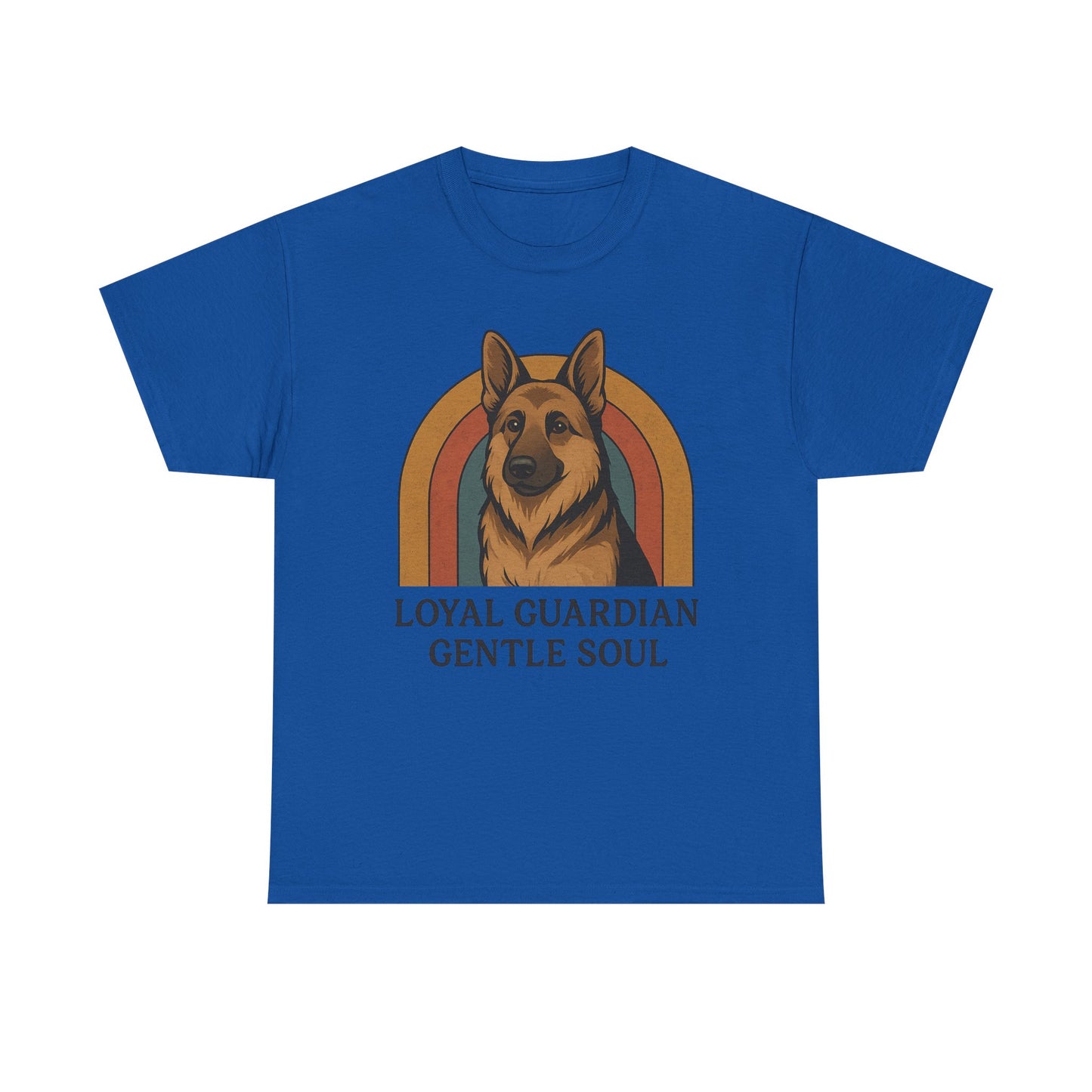 German Shepherd, Loyal Guardian Tee - Unisex Heavy Cotton Shirt, Perfect for Dog Lovers, Animal Lovers, Casual Wear