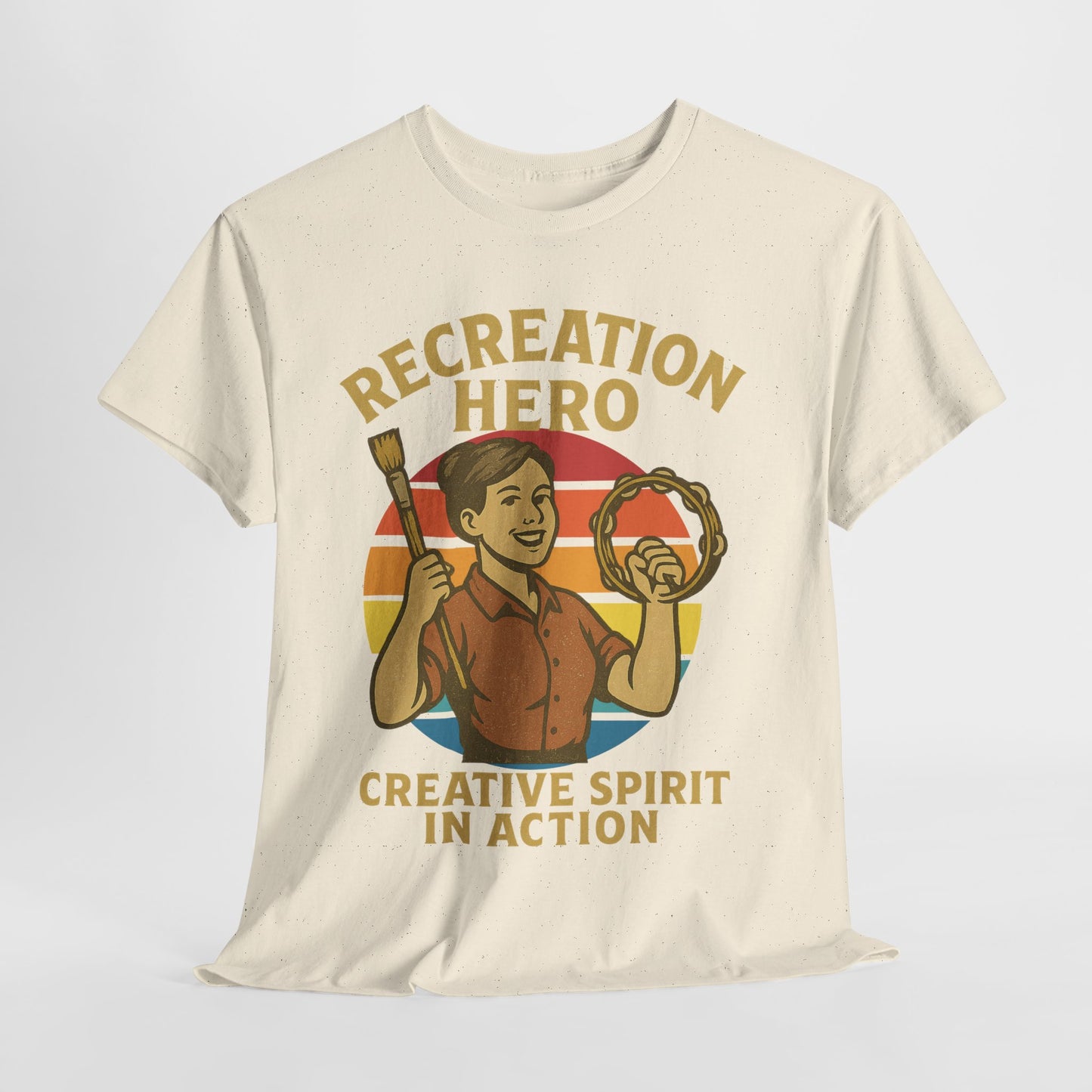 T-Shirt Recreation Hero Unisex Heavy Cotton Tee by Moonwoven by Luna