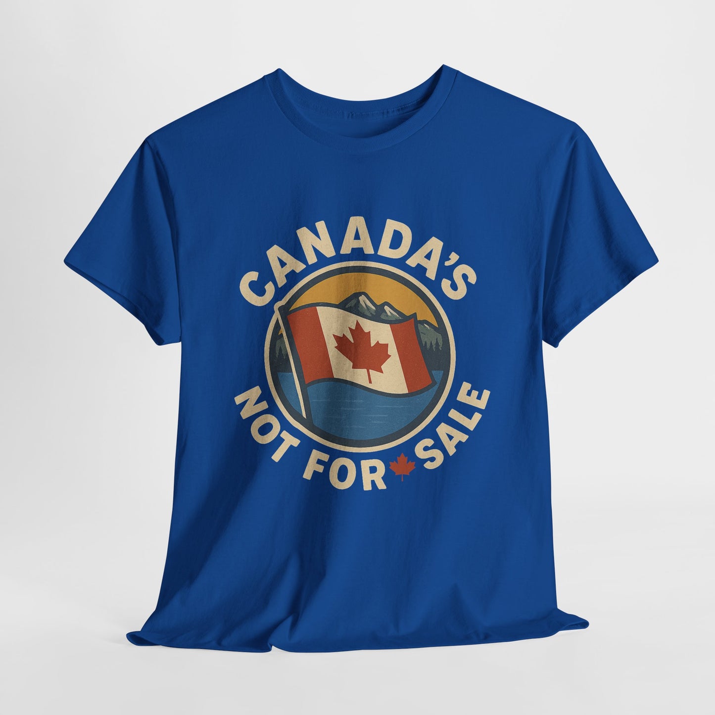 Canada's Not for Sale T-Shirt, Unisex Heavy Cotton Tee, Canadian Pride Top, Gift for Travelers, National Day Apparel, Vintage Canada Shirt