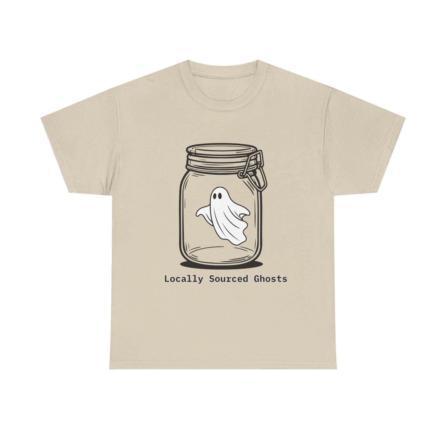 Organically Sourced Ghost Tee -Unisex Heavy Cotton T-Shirt