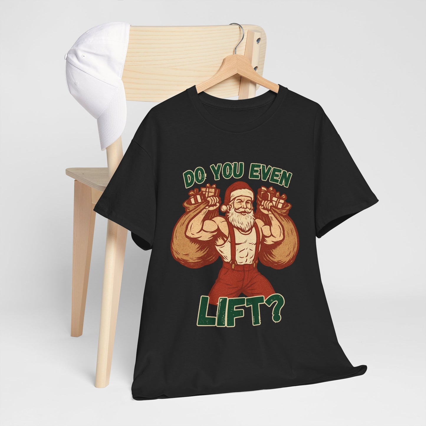 Santa Claus Do you even Lift? Body builders christmas shirt