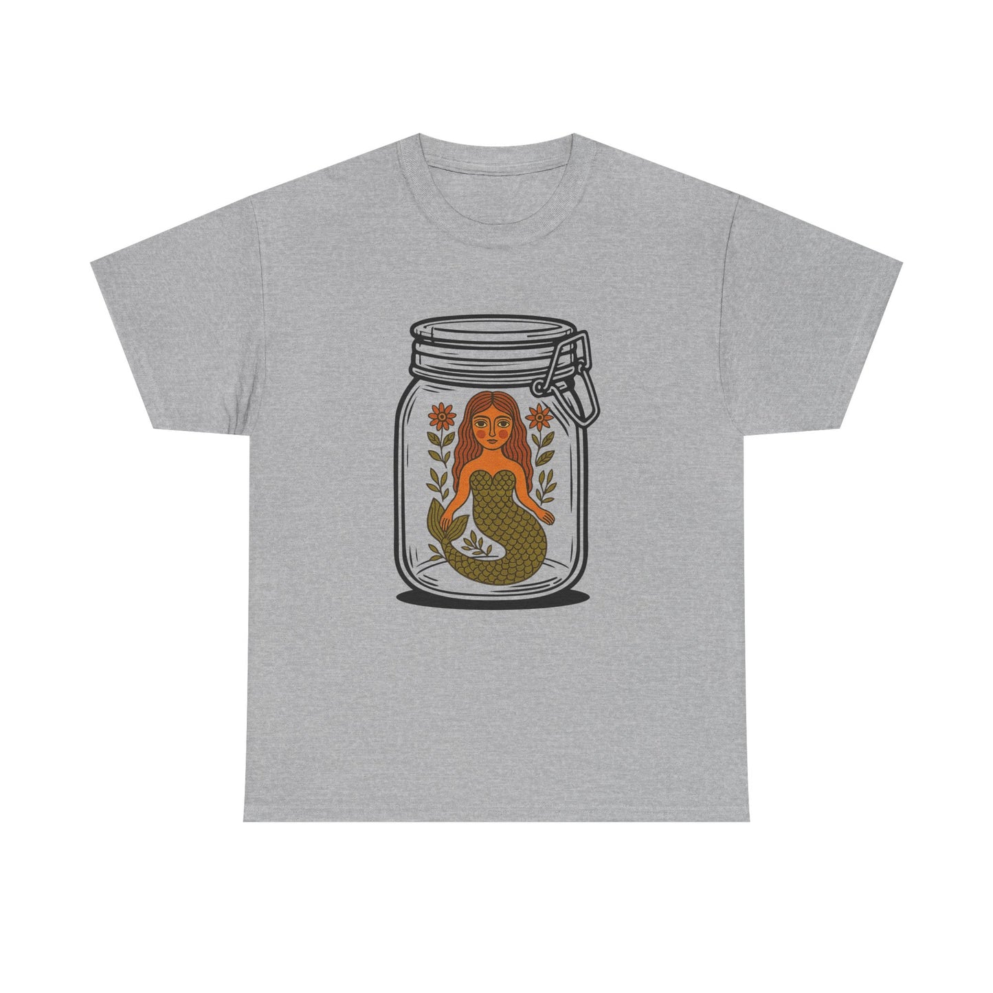 Whimsical Mermaid in a Jar t-shirt