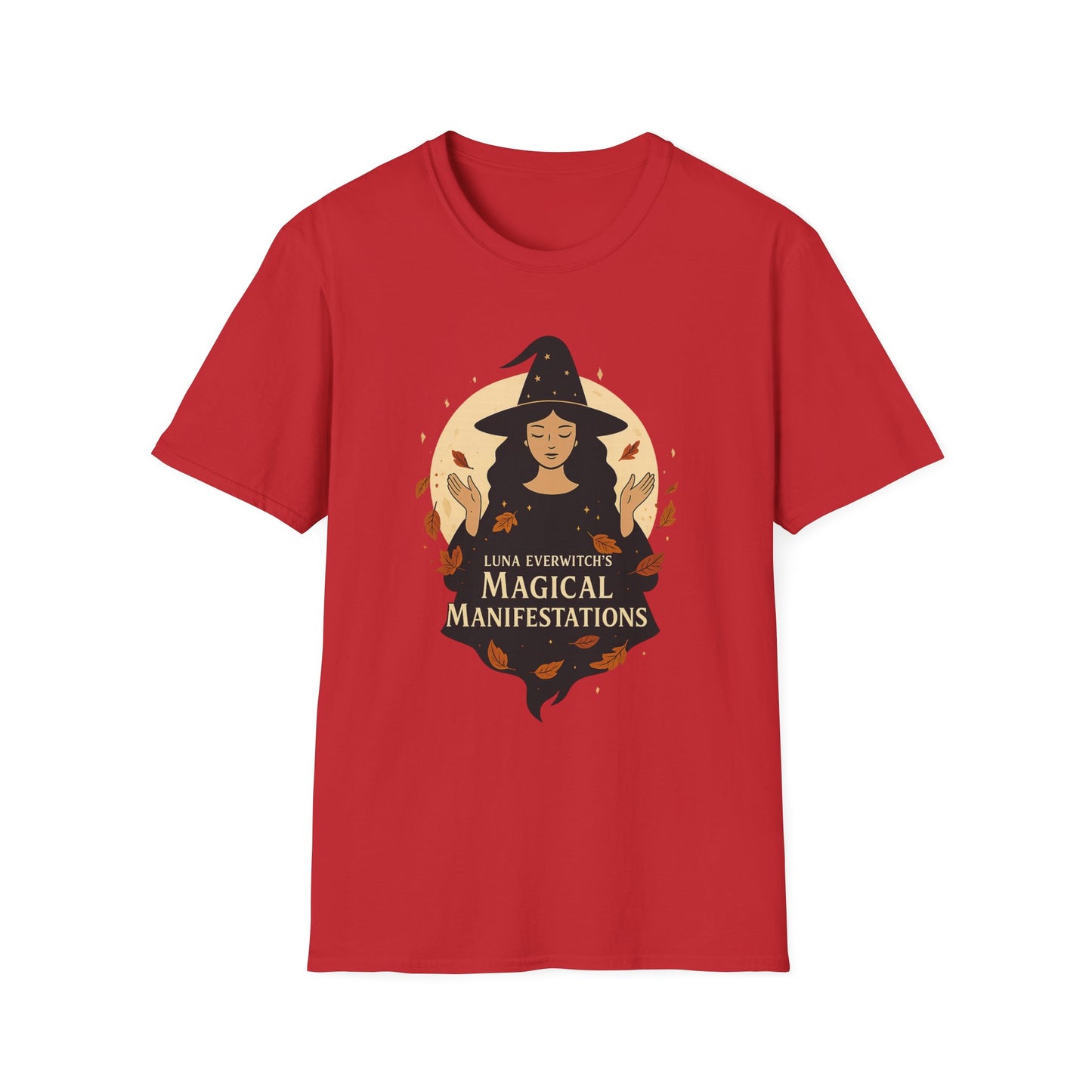 Magical Manifestations T-Shirt, Witchy Tee for Spiritual Vibes, Fall Fashion, Halloween Costume, Gift for Witches, Unisex Softstyle Top