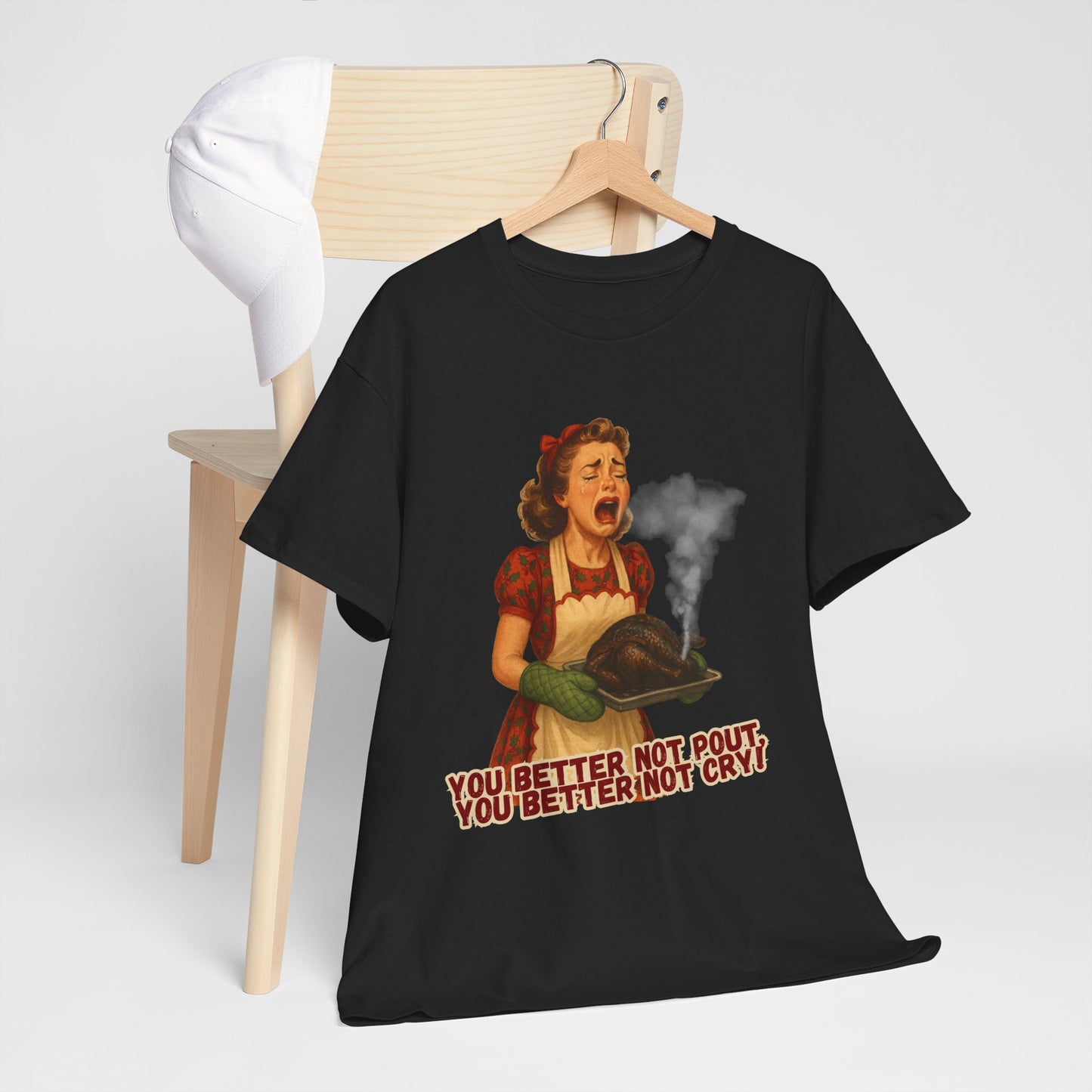 You better not cry! Christmas Tee, vintage inspired