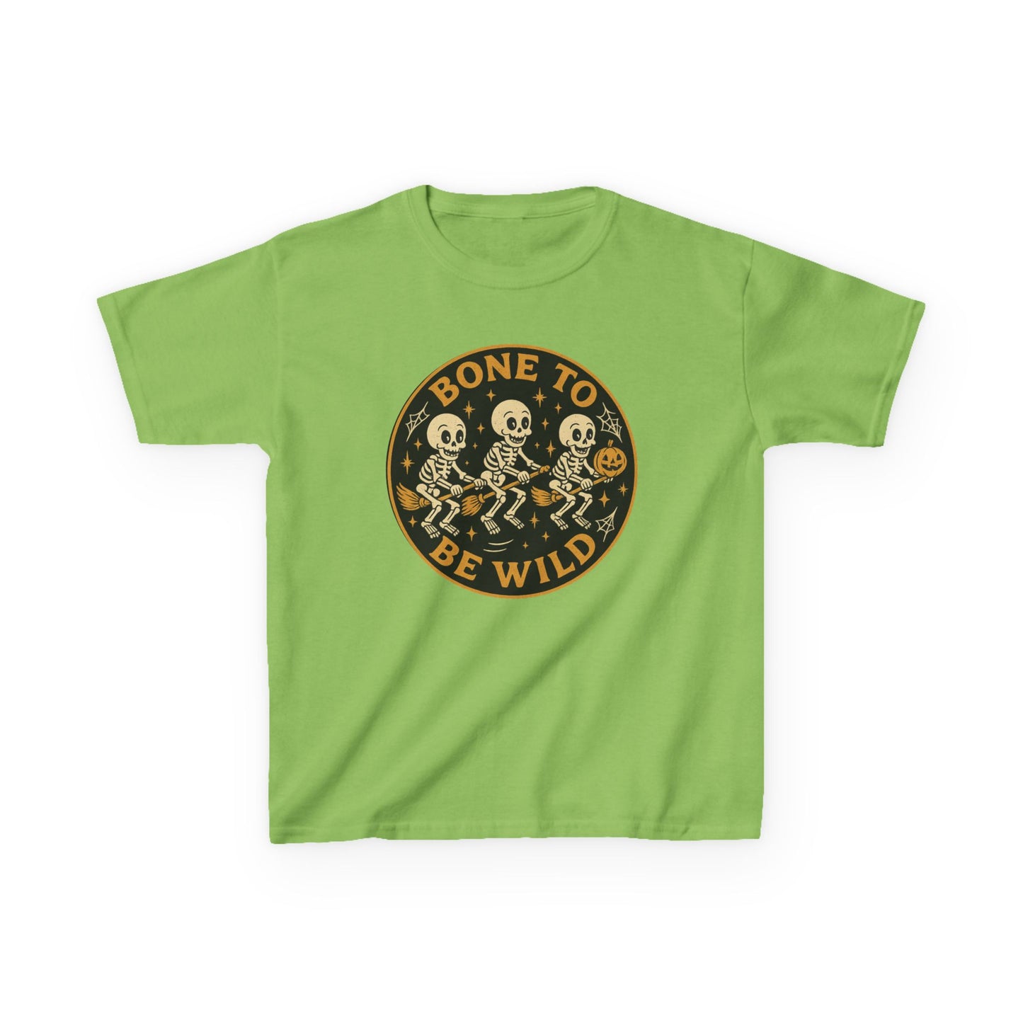 Kids Halloween Skeleton Tee - Bone to Be Wild, Fun T-Shirt for Kids, Halloween Costume Top, Spooky Party Wear, Kids Gift