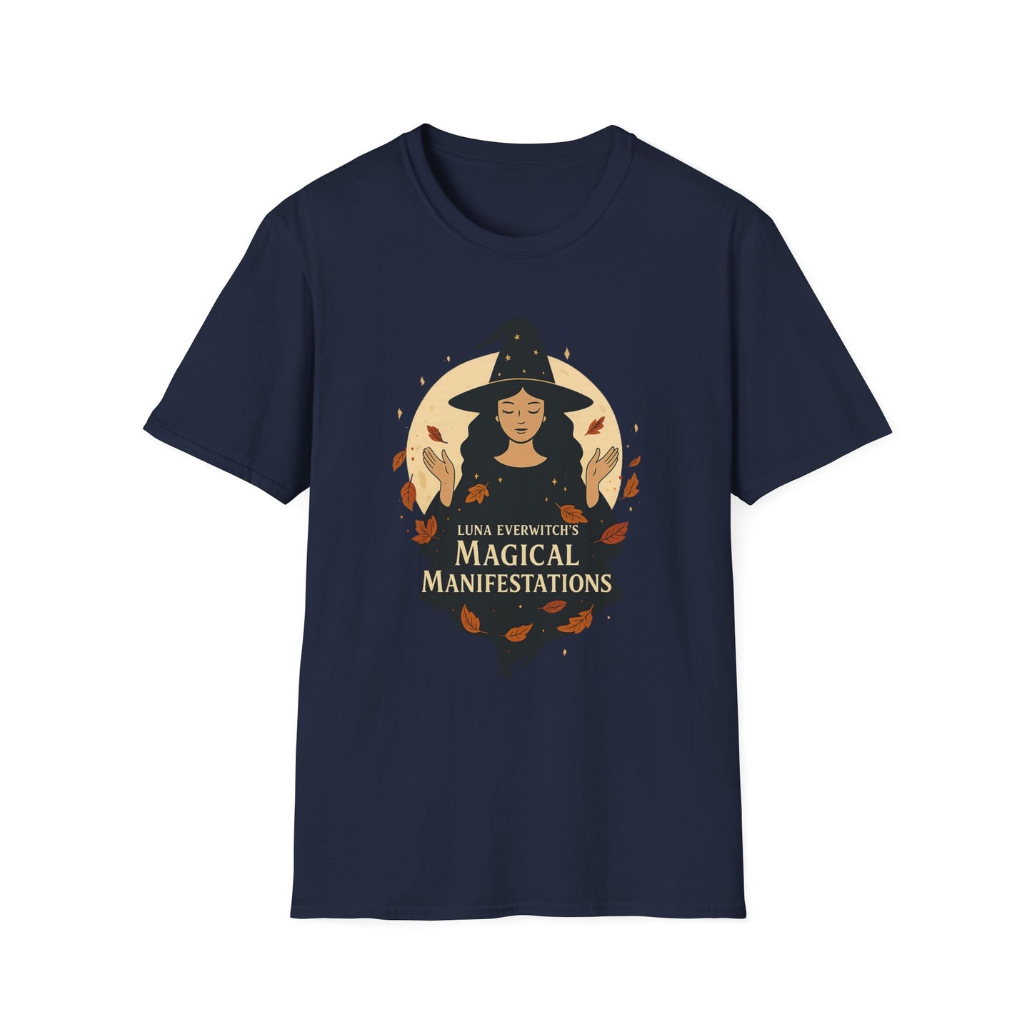 Magical Manifestations T-Shirt, Witchy Tee for Spiritual Vibes, Fall Fashion, Halloween Costume, Gift for Witches, Unisex Softstyle Top