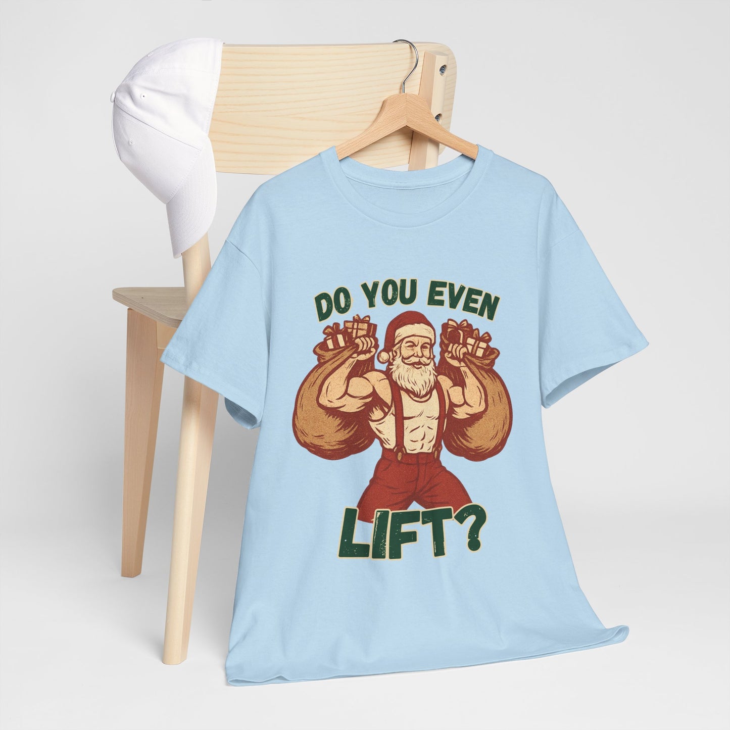 Santa Claus Do you even Lift? Body builders christmas shirt