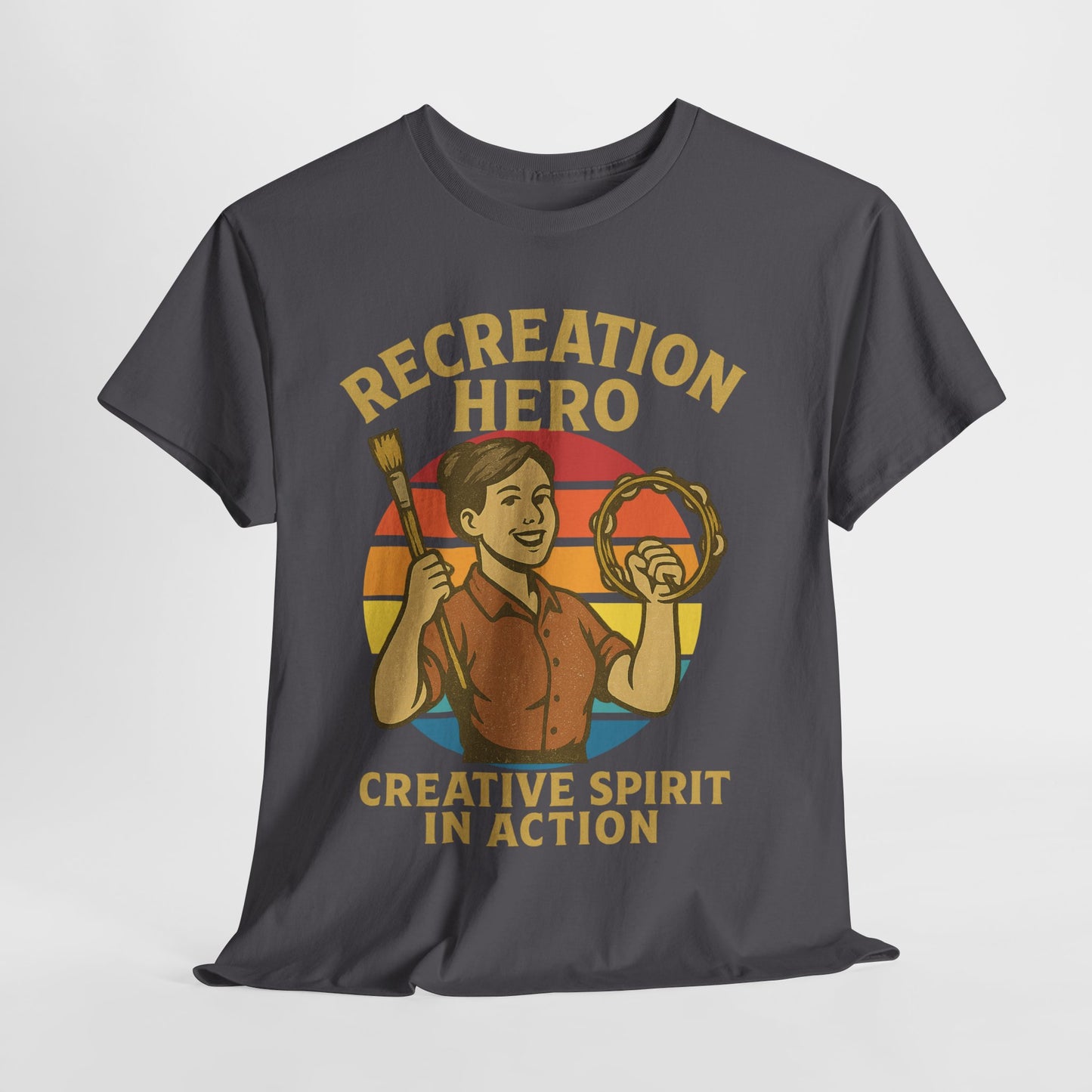 T-Shirt Recreation Hero Unisex Heavy Cotton Tee by Moonwoven by Luna