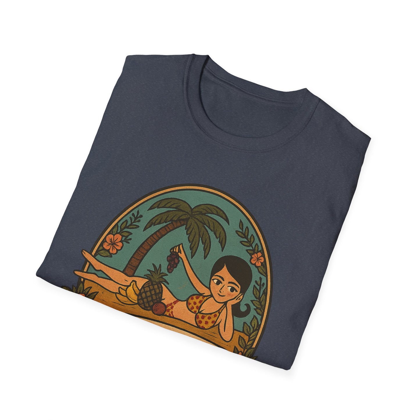 Original Art turned t-shirt, Just Another Day in Paradise Tee | Summer Vibe T-Shirt, Beachwear, Vacation Shirt, Gift for Her, Relaxed Fit