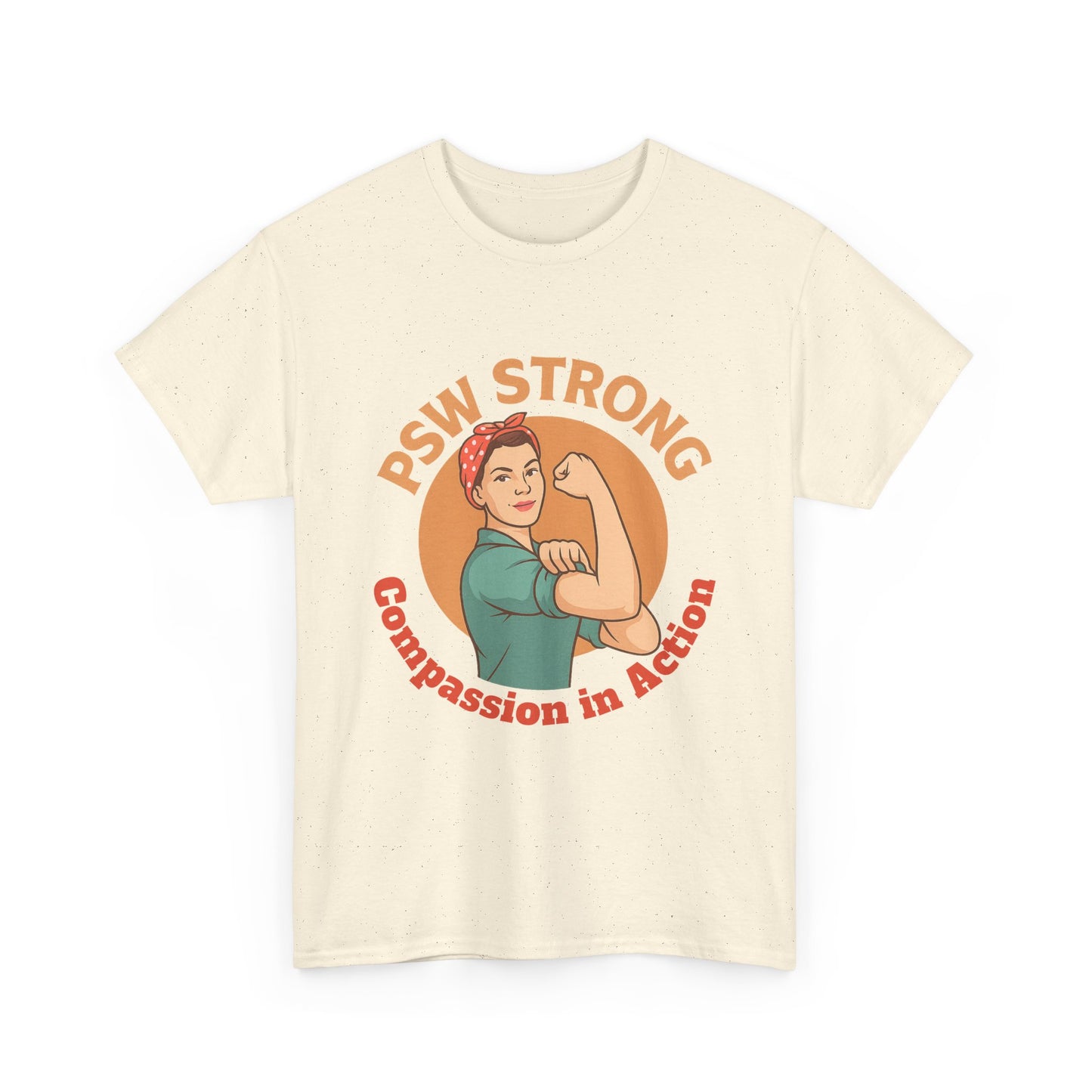 T-Shirt - PSW Strong Unisex Heavy Cotton Tee for Fitness Enthusiasts and Gym Goers