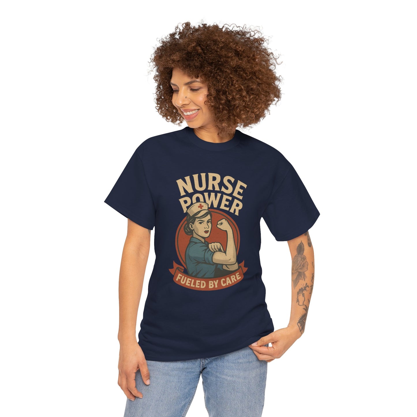 Nurse Power Unisex Tee - Fueled by Care Design