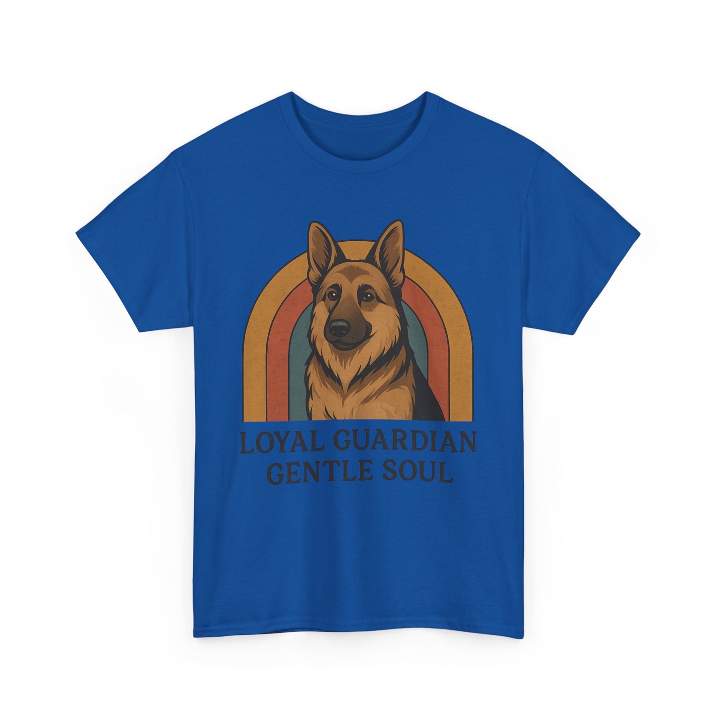 German Shepherd, Loyal Guardian Tee - Unisex Heavy Cotton Shirt, Perfect for Dog Lovers, Animal Lovers, Casual Wear