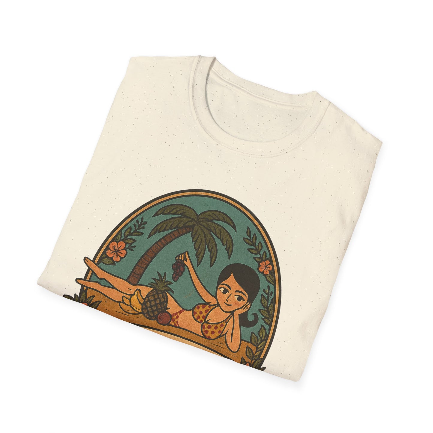 Original Art turned t-shirt, Just Another Day in Paradise Tee | Summer Vibe T-Shirt, Beachwear, Vacation Shirt, Gift for Her, Relaxed Fit