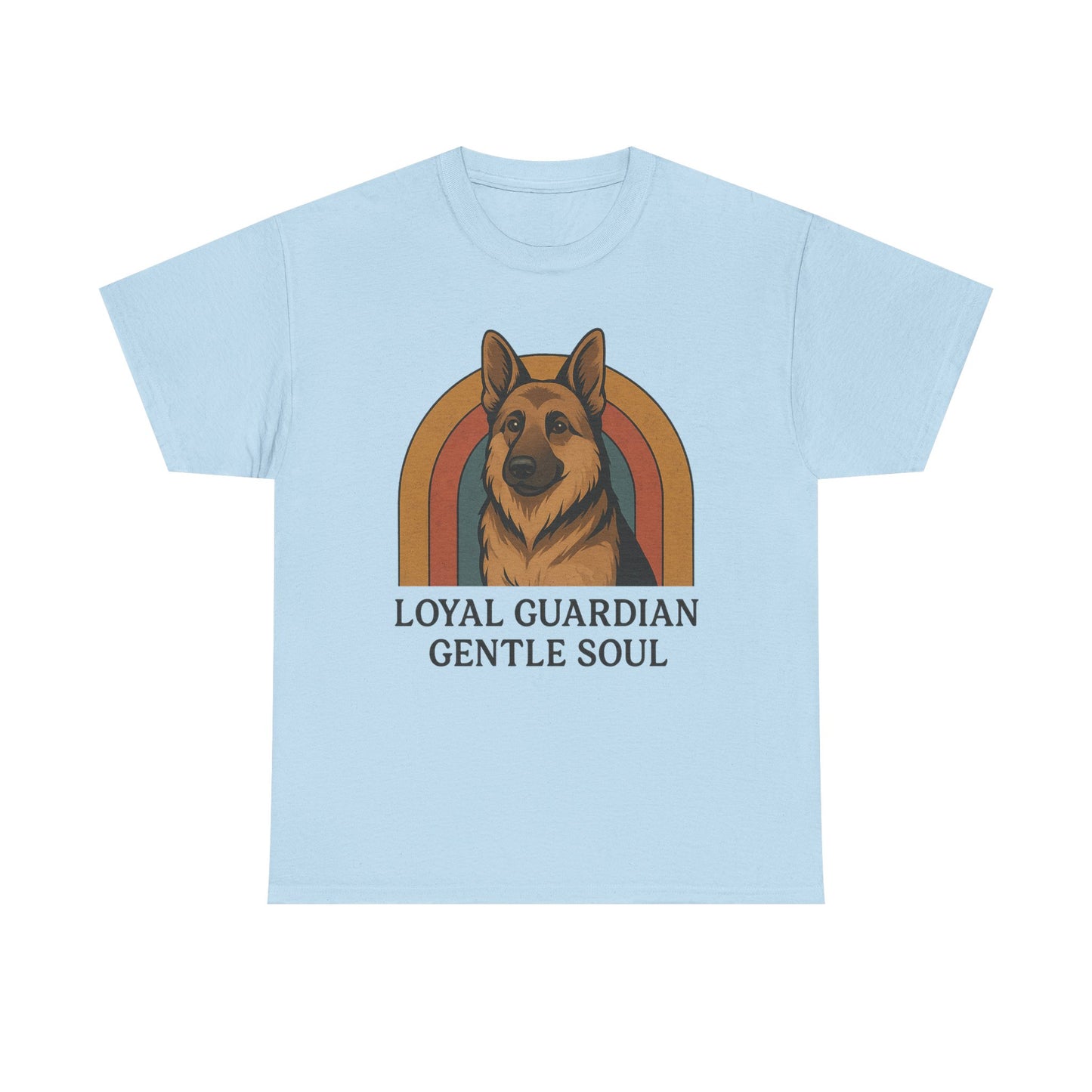 German Shepherd, Loyal Guardian Tee - Unisex Heavy Cotton Shirt, Perfect for Dog Lovers, Animal Lovers, Casual Wear