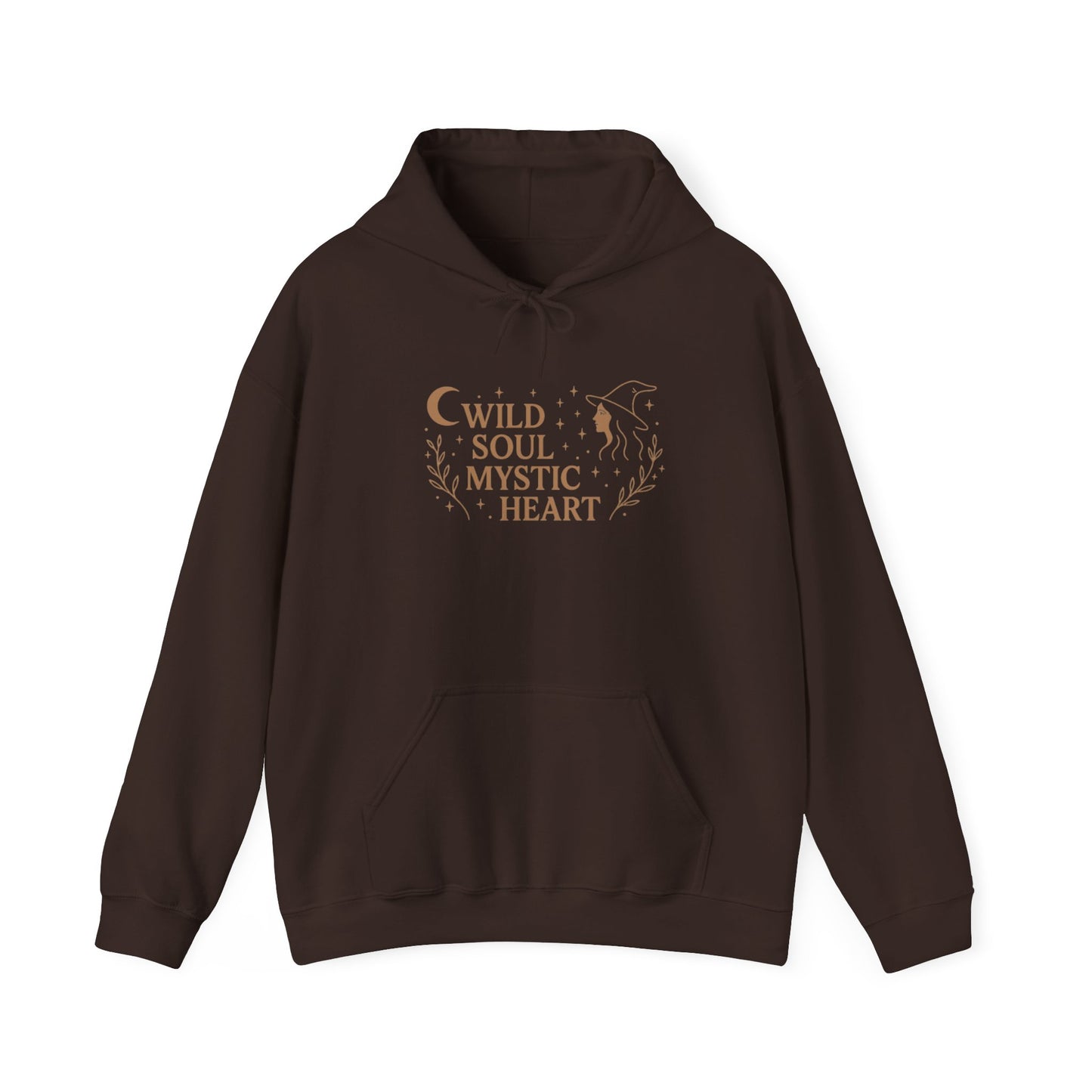 Wild Soul Mystic Heart , Boho Unisex Hoodie