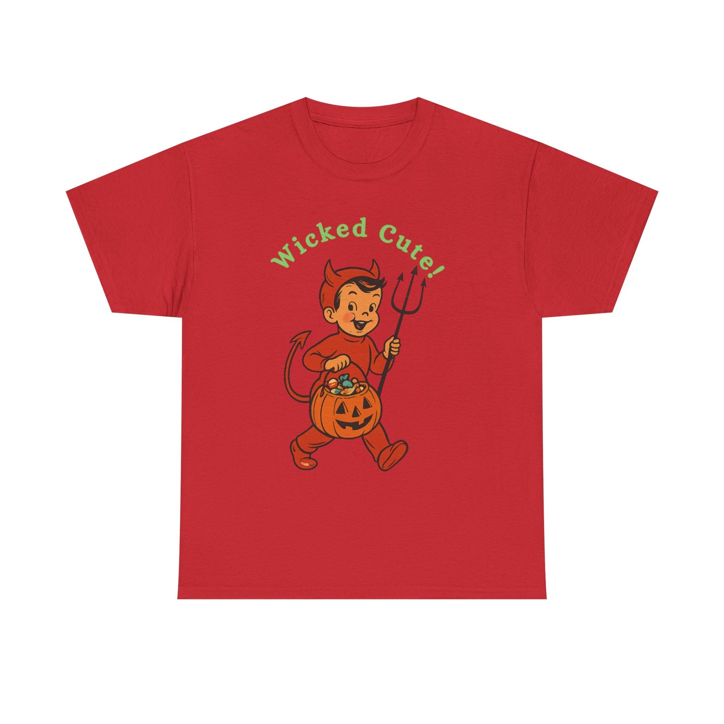 Wicked Cute Little Devil ,Halloween Tee, Unisex tee, Spooky Season Apparel, Cute Devil T-Shirt, Trick or Treat Top, Halloween Costume