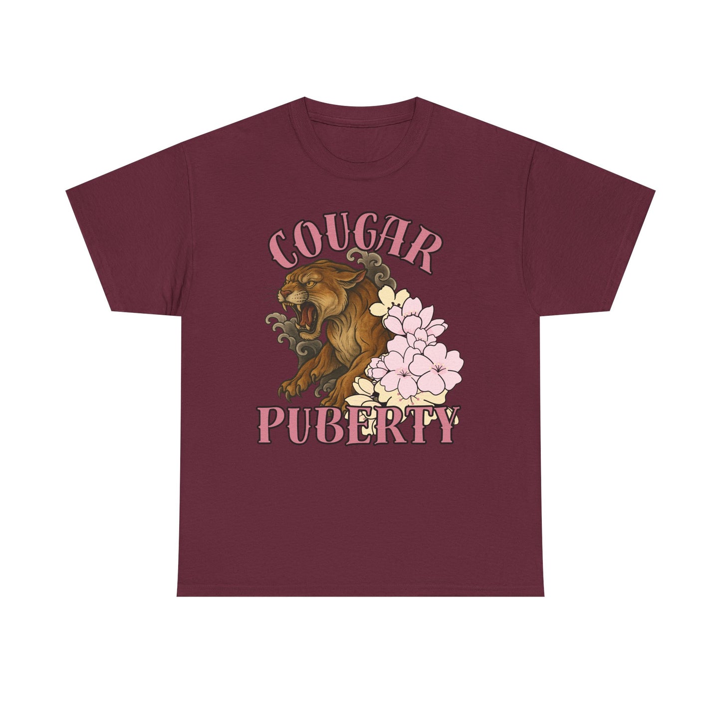 Menopause t-shirt, Cougar Puberty Unisex Tee