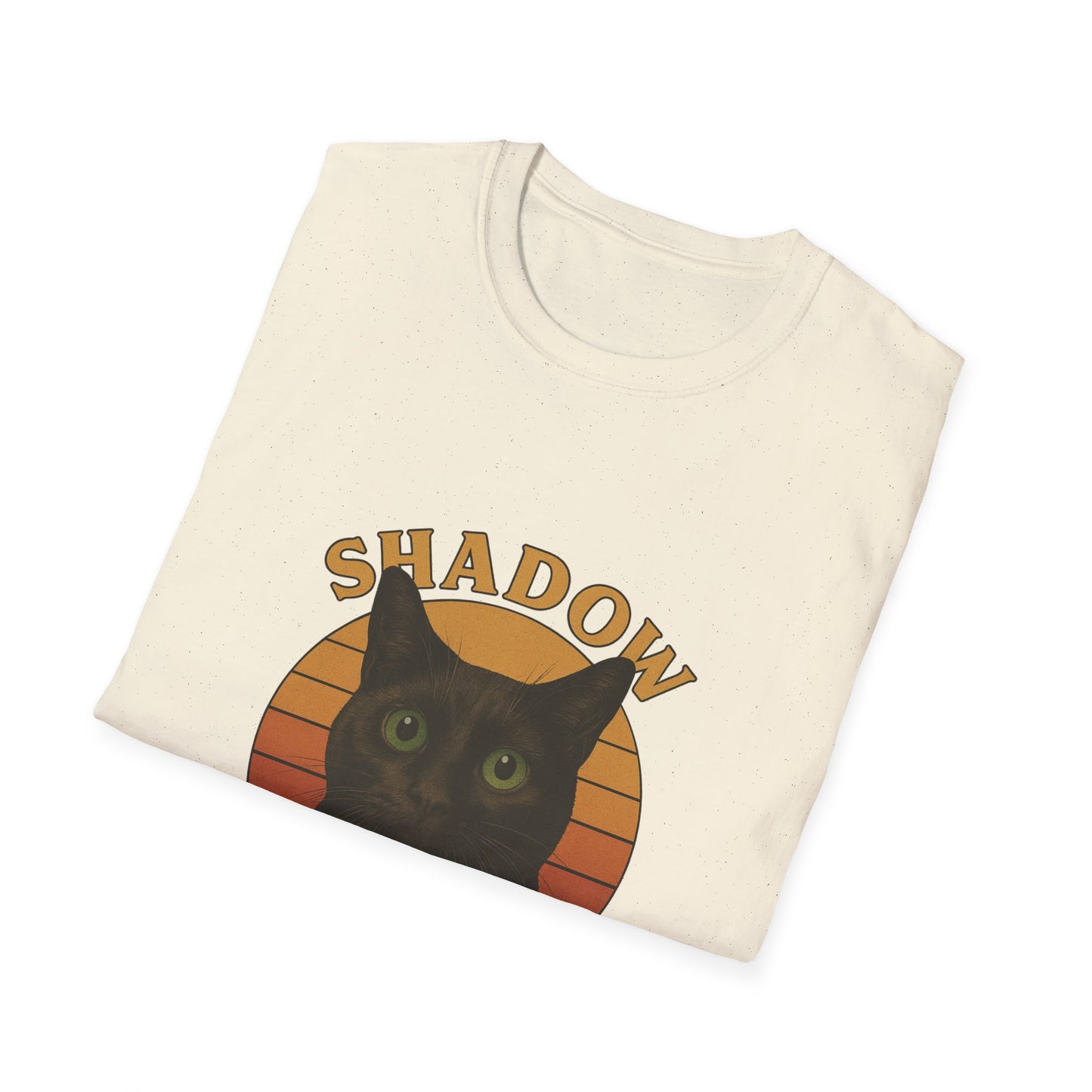 Shadow Guardian ,Black Cat T-Shirt | Perfect Gift for Cat Lovers, Halloween, Cozy Wear, Pet Enthusiasts, Unisex Style
