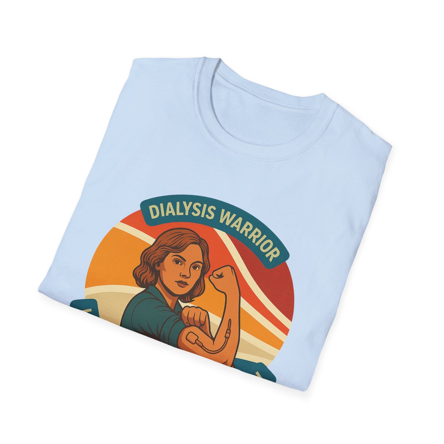 Dialysis Warriors Unisex T-Shirt, Keeping Hope in Circulation, Moonwoven by Luna, Awareness Apparel for Fighters, Chronic Illness Support