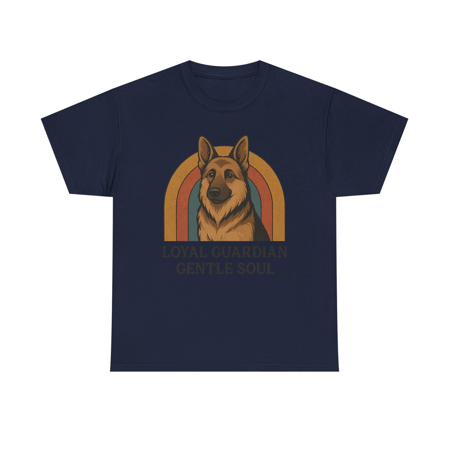 German Shepherd, Loyal Guardian Tee - Unisex Heavy Cotton Shirt, Perfect for Dog Lovers, Animal Lovers, Casual Wear