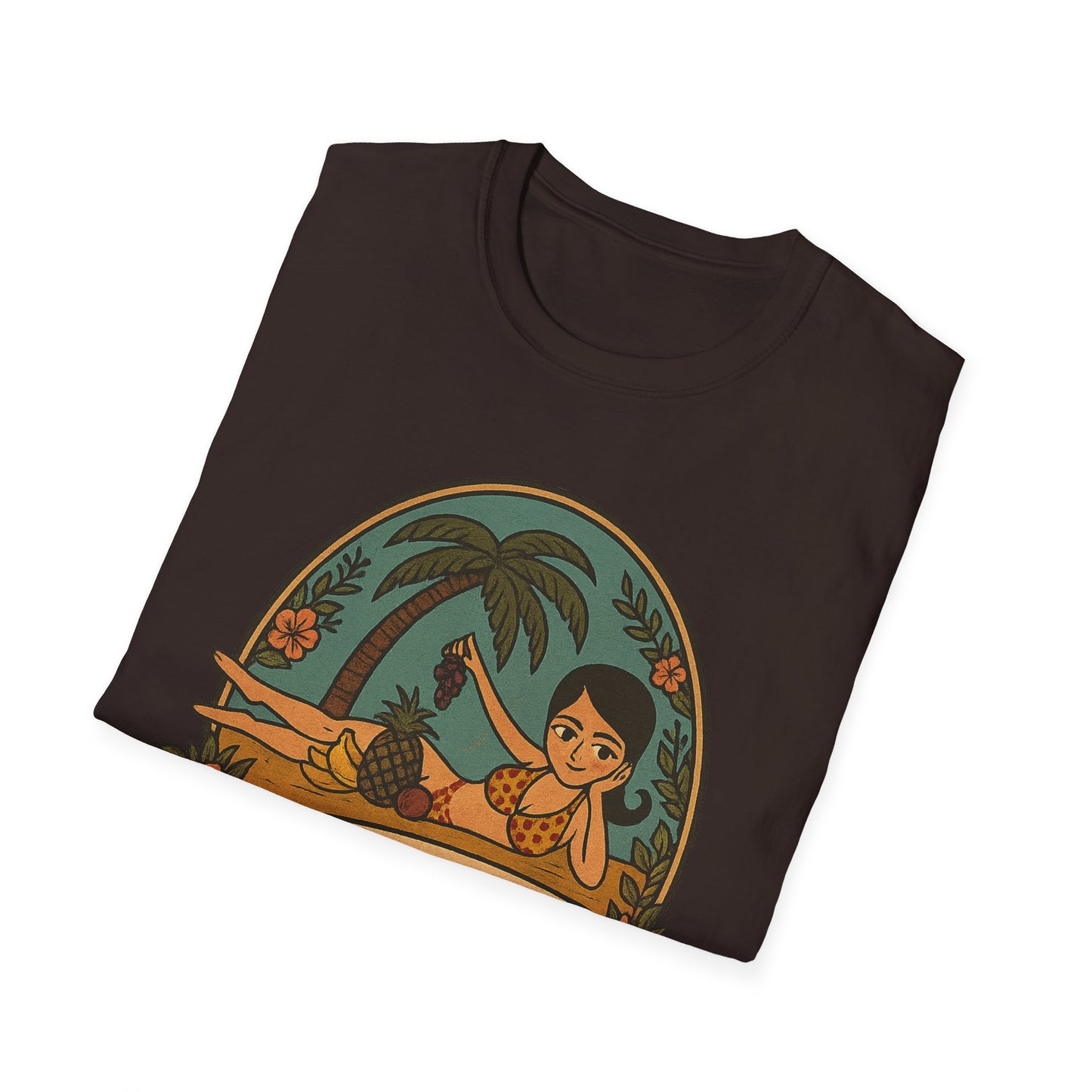 Original Art turned t-shirt, Just Another Day in Paradise Tee | Summer Vibe T-Shirt, Beachwear, Vacation Shirt, Gift for Her, Relaxed Fit