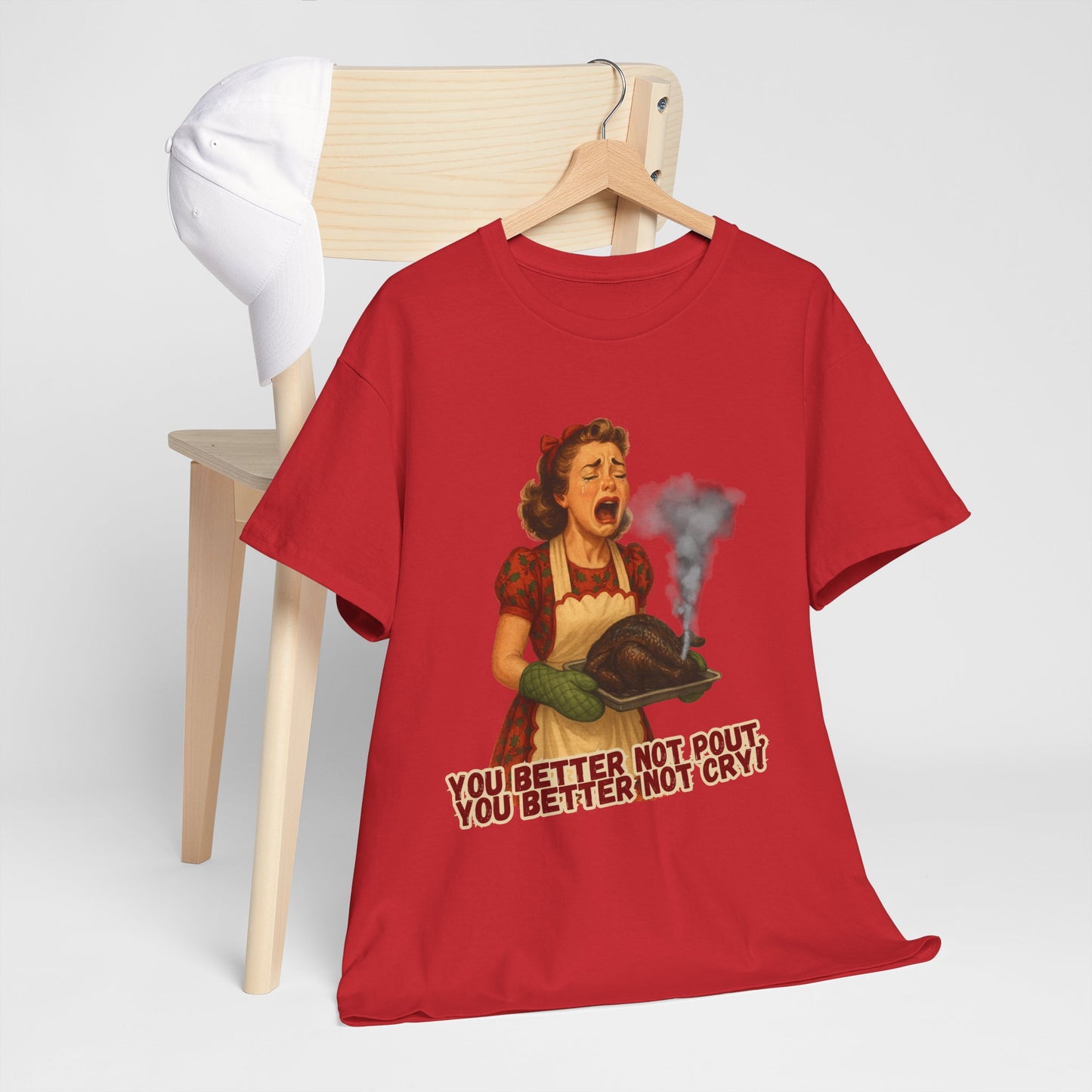 You better not cry! Christmas Tee, vintage inspired