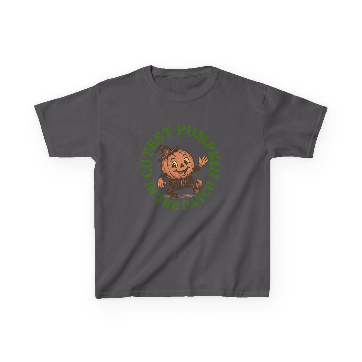 Cutest Pumpkin in the Patch Halloween Tee , Vintage Style Jack-o'-Lantern Shirt for Kids & Adults ,Retro Fall T-Shirt