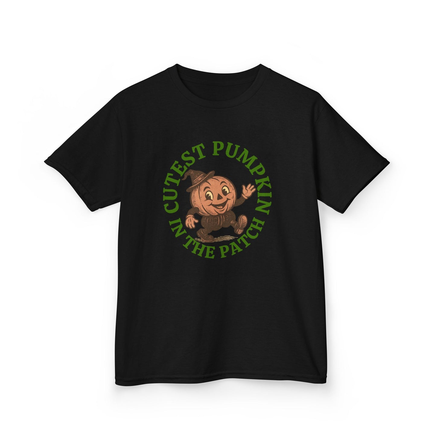 Cutest Pumpkin in the Patch Halloween Tee , Vintage Style Jack-o'-Lantern Shirt for Kids & Adults ,Retro Fall T-Shirt