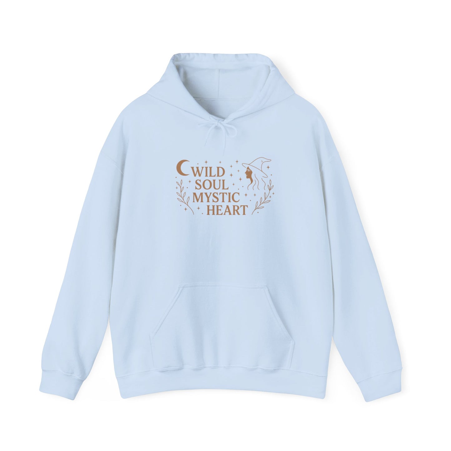Wild Soul Mystic Heart , Boho Unisex Hoodie