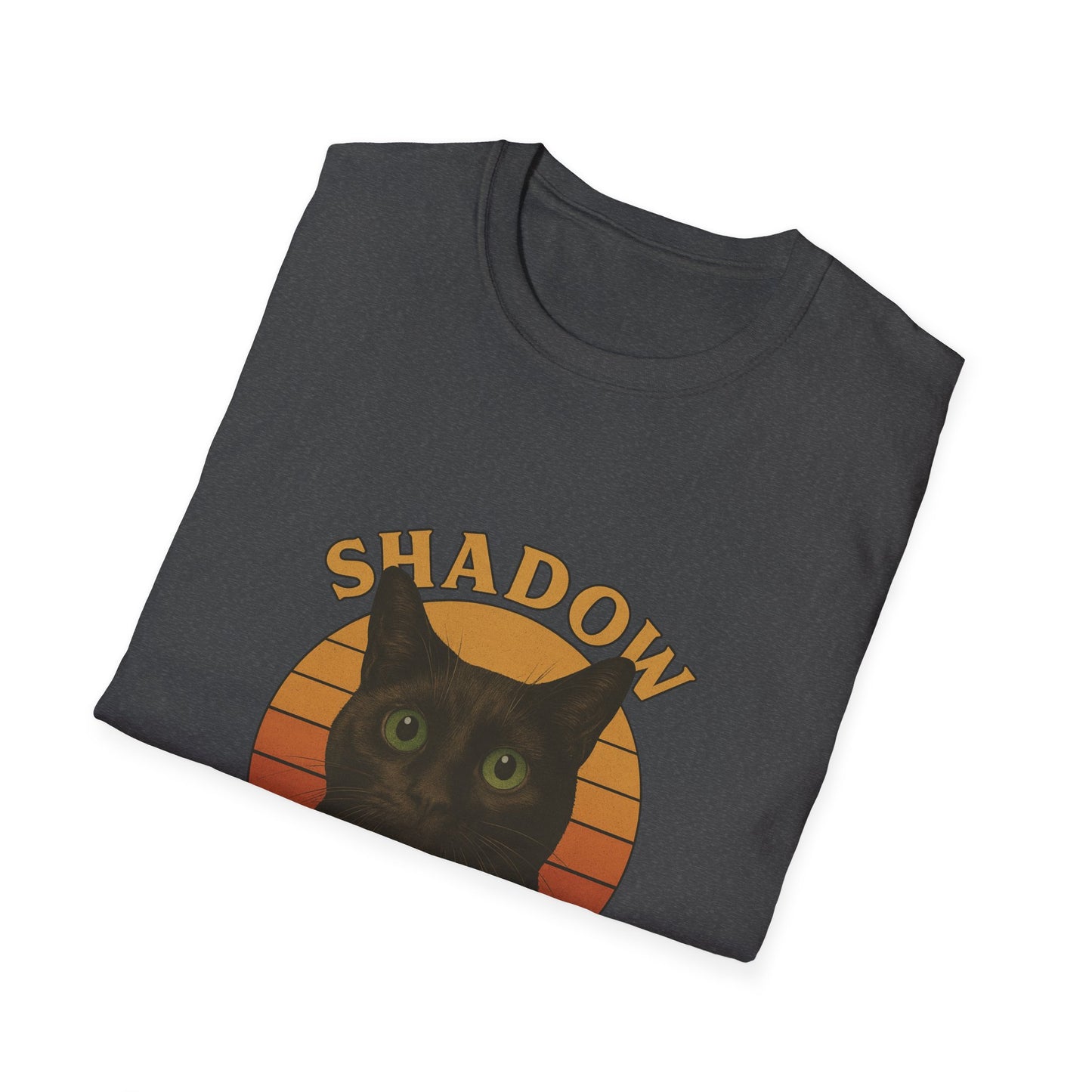 Shadow Guardian ,Black Cat T-Shirt | Perfect Gift for Cat Lovers, Halloween, Cozy Wear, Pet Enthusiasts, Unisex Style