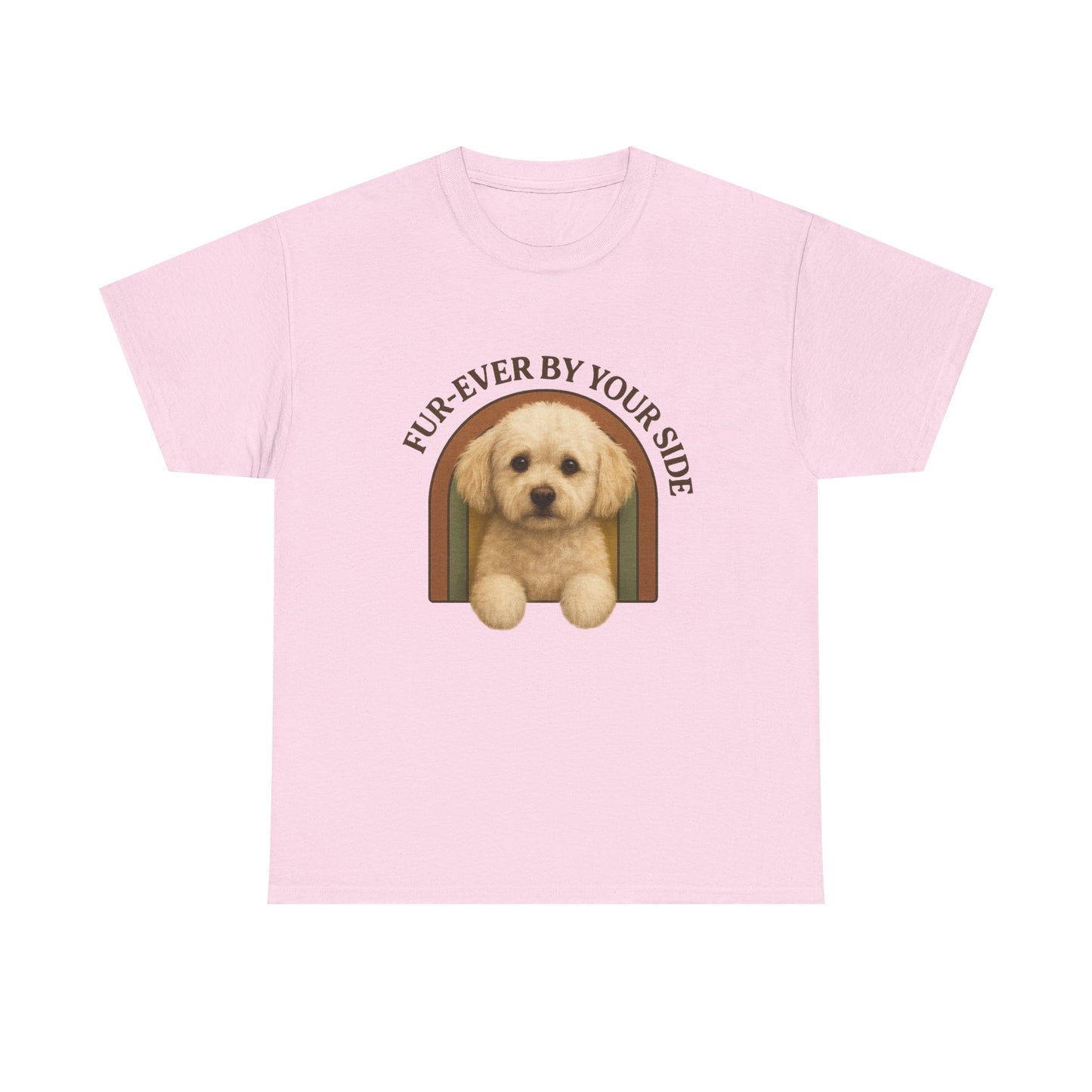 Multi-poo,Lover Tee, Furever By Your Side Shirt, Cute Pet T-Shirt, Gift for Dog Owners, Unisex Cotton Tee