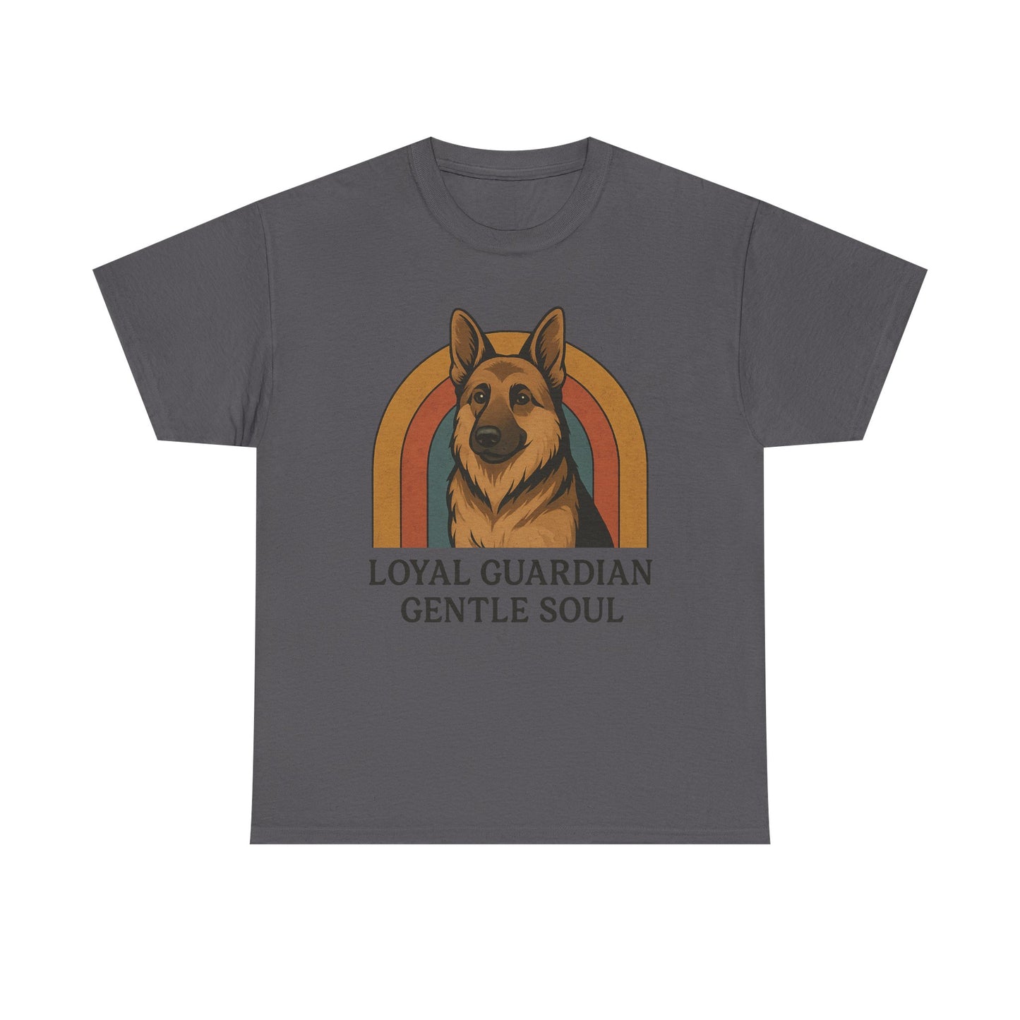 German Shepherd, Loyal Guardian Tee - Unisex Heavy Cotton Shirt, Perfect for Dog Lovers, Animal Lovers, Casual Wear