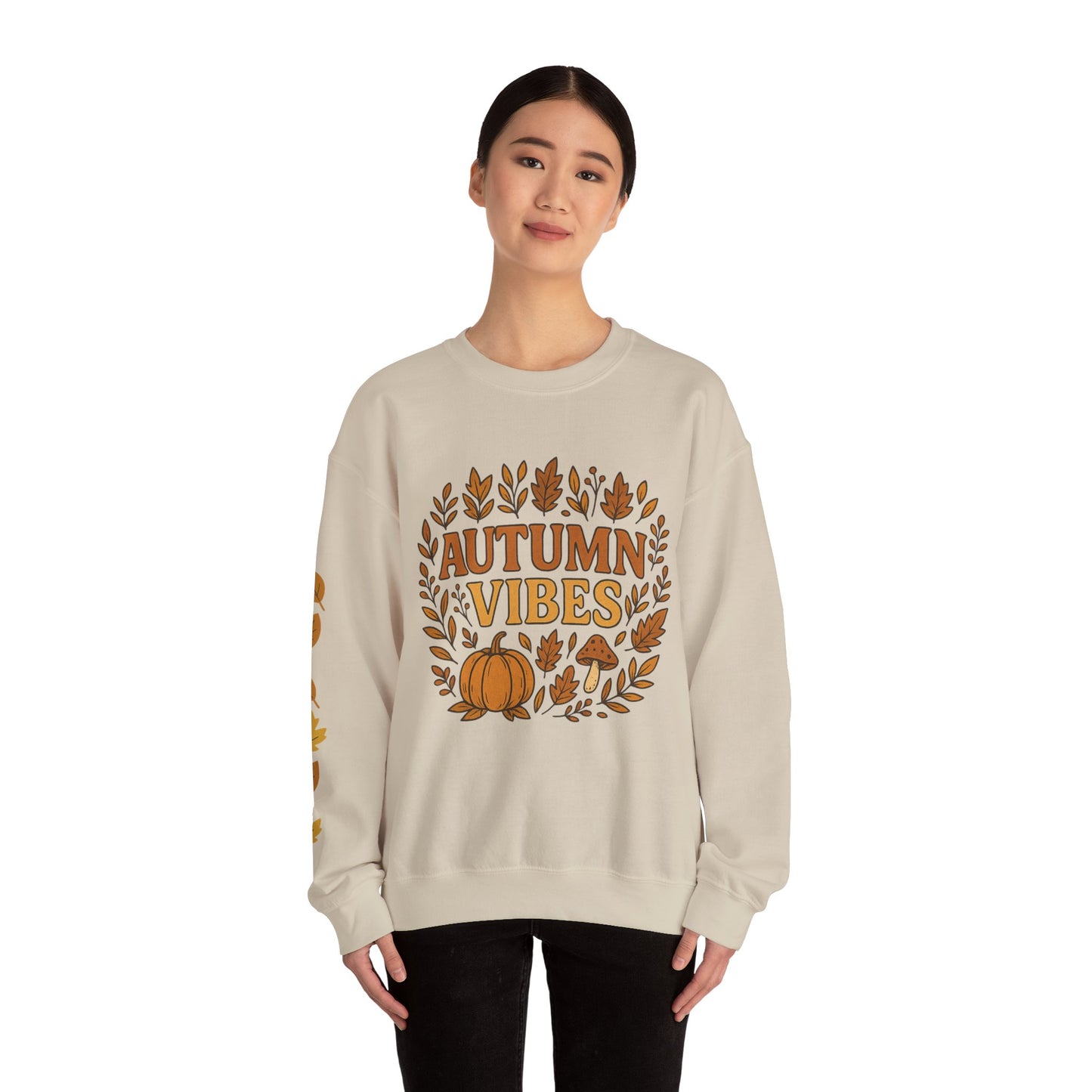 AutumnVibes. Cozy Autumn Crewneck Sweatshirt