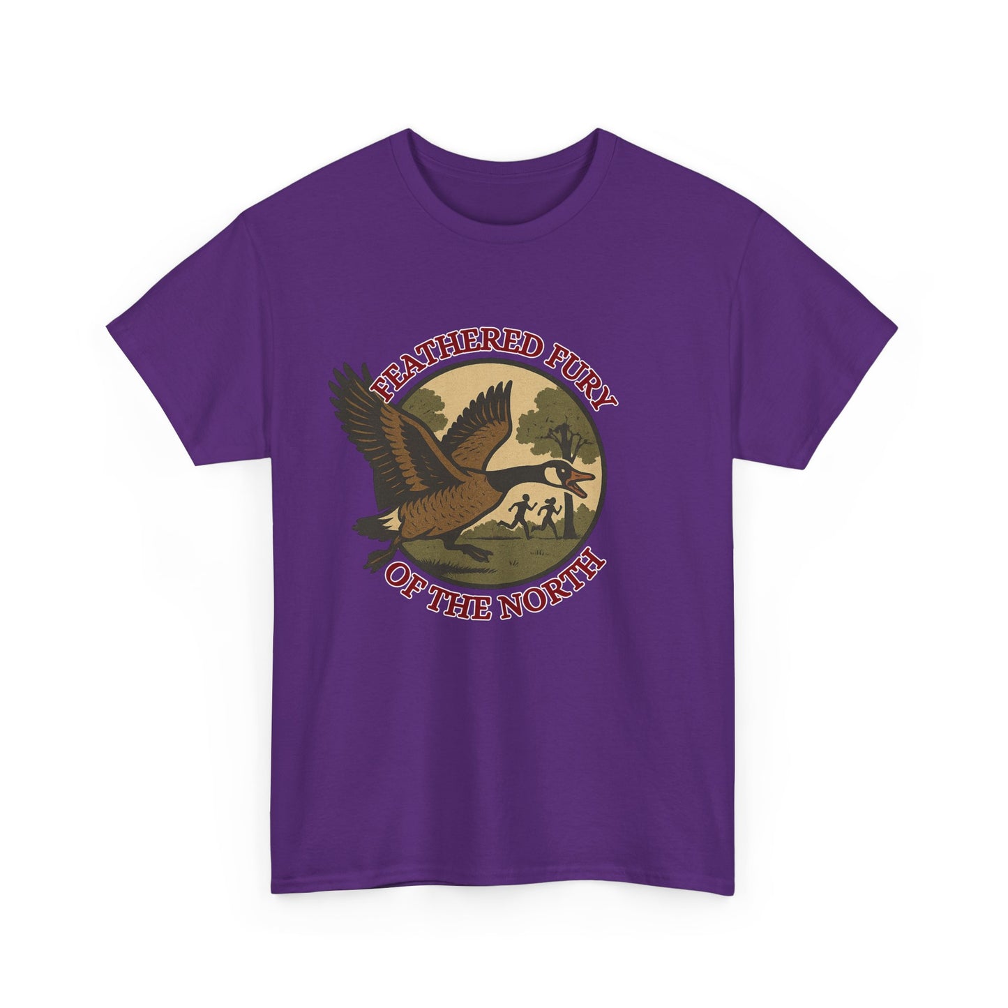 Feathered Fury of the North T-Shirt, Nature Lover Tee, Unisex Cotton Shirt, Outdoor Adventure Wear, Wildlife Enthusiast Gift