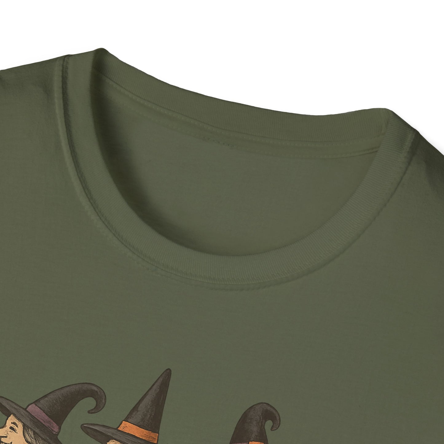 Moonlit Mischief Makers T-Shirt | Halloween, Witch Costume Tee, Unisex Graphic Shirt, Cute Halloween Outfit, Fall Fashion