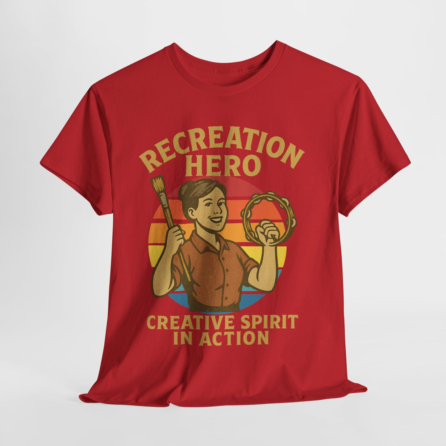 T-Shirt Recreation Hero Unisex Heavy Cotton Tee by Moonwoven by Luna