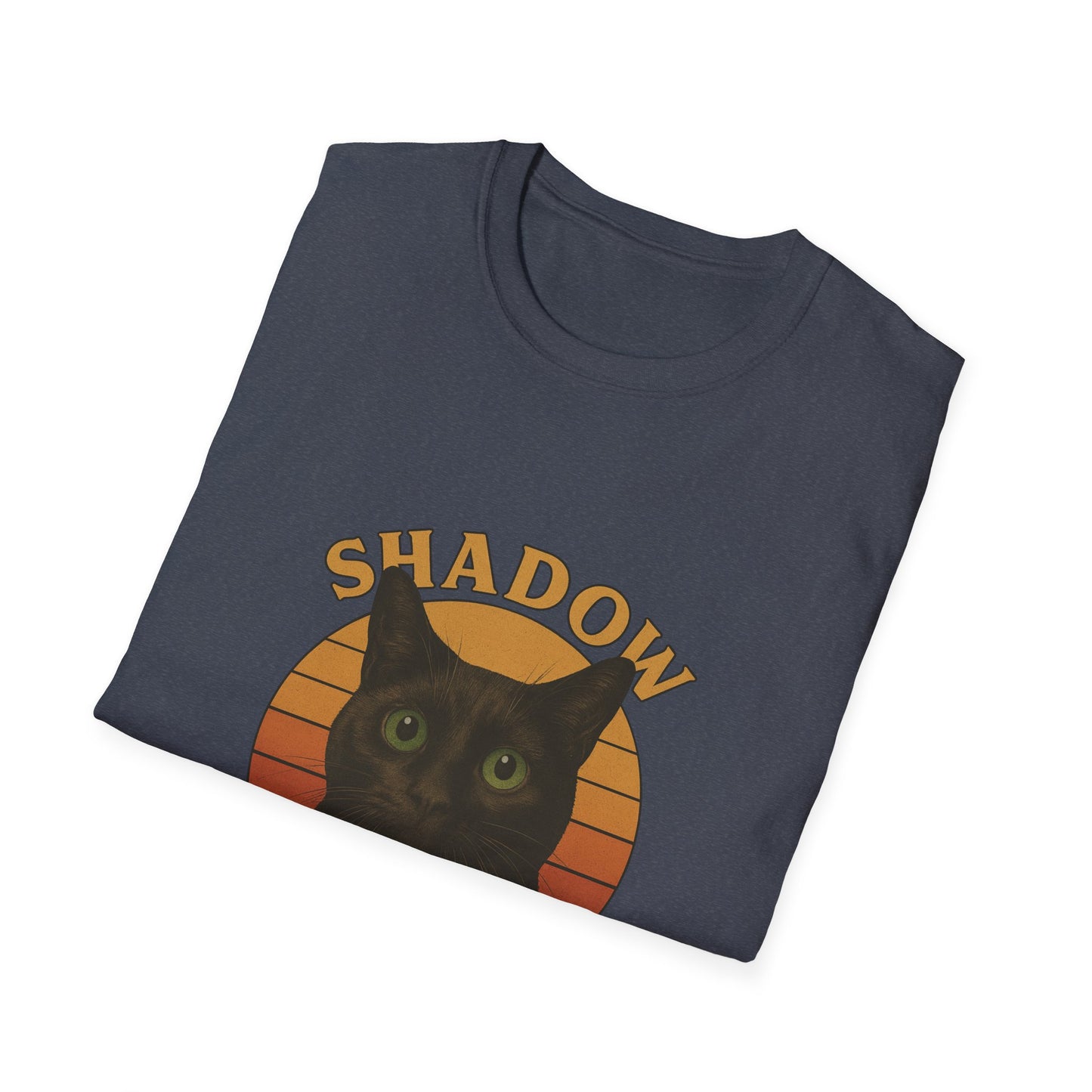 Shadow Guardian ,Black Cat T-Shirt | Perfect Gift for Cat Lovers, Halloween, Cozy Wear, Pet Enthusiasts, Unisex Style