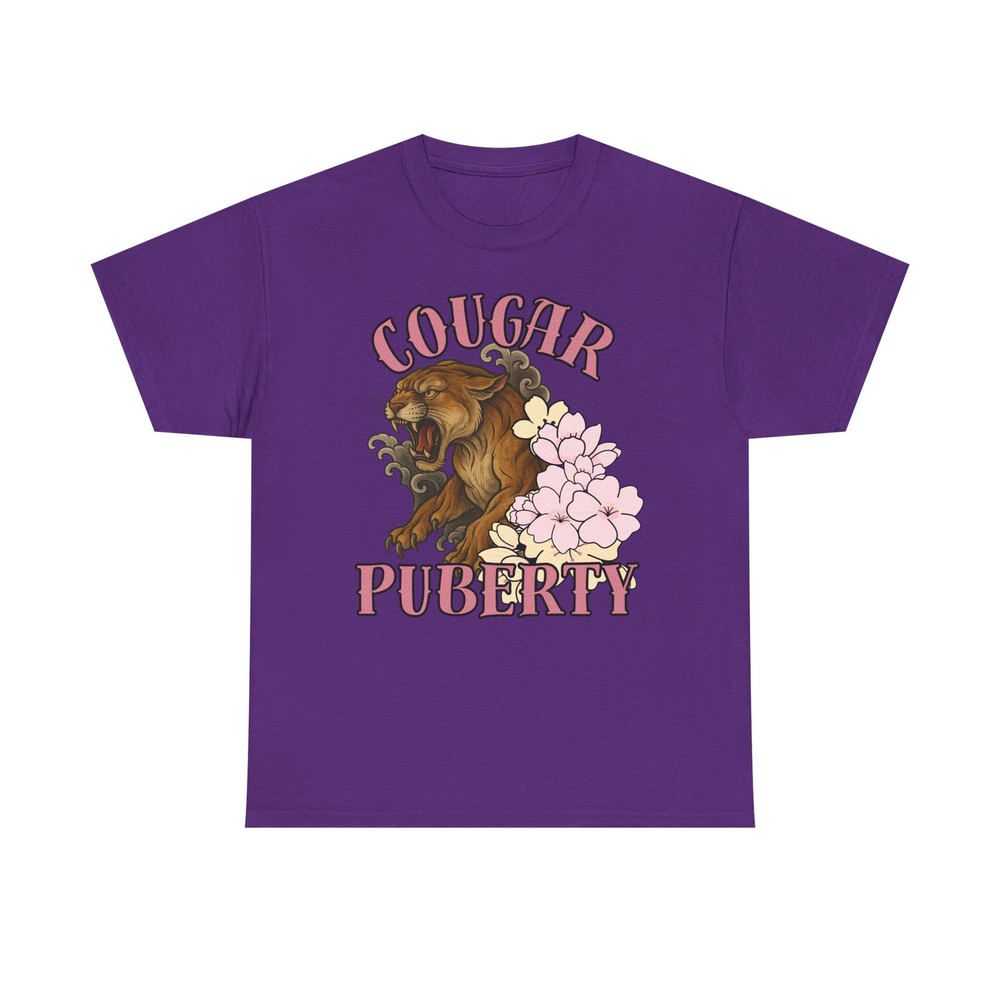 Menopause t-shirt, Cougar Puberty Unisex Tee