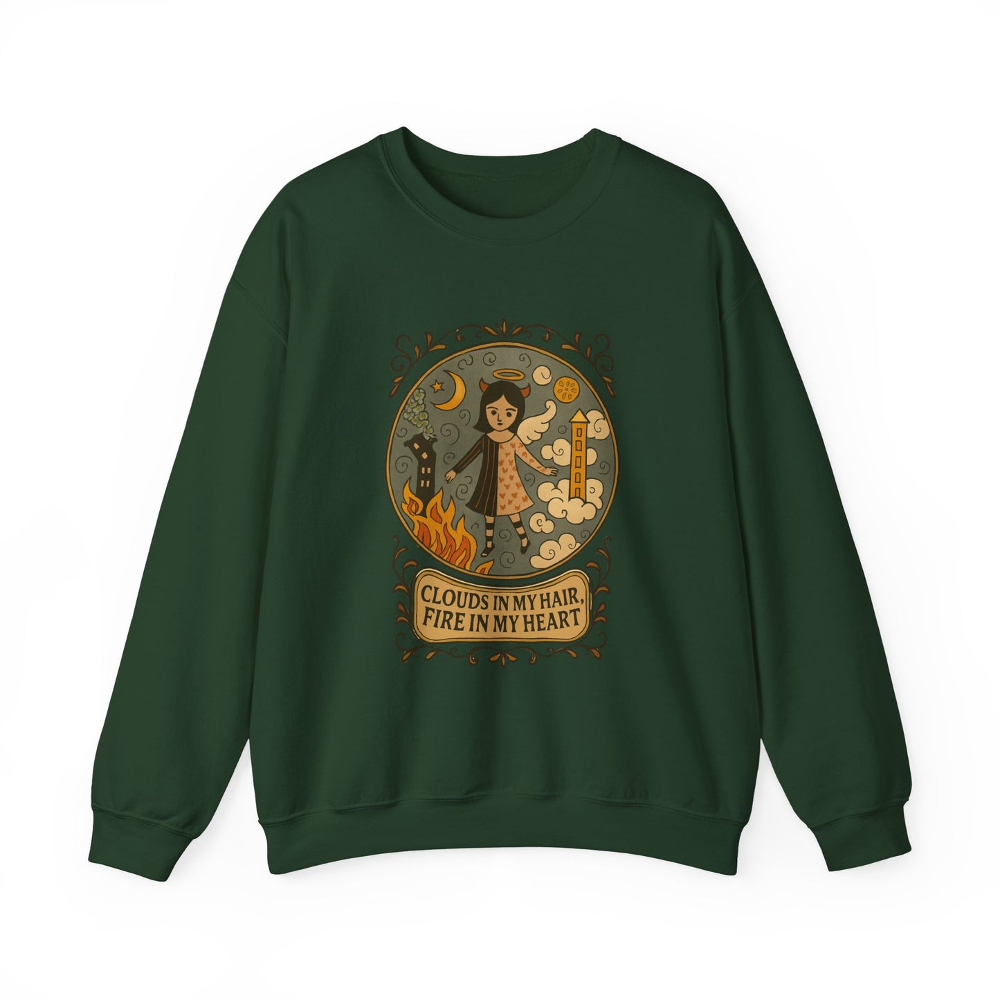 Clouds in my hair Unisex Sweatshirt