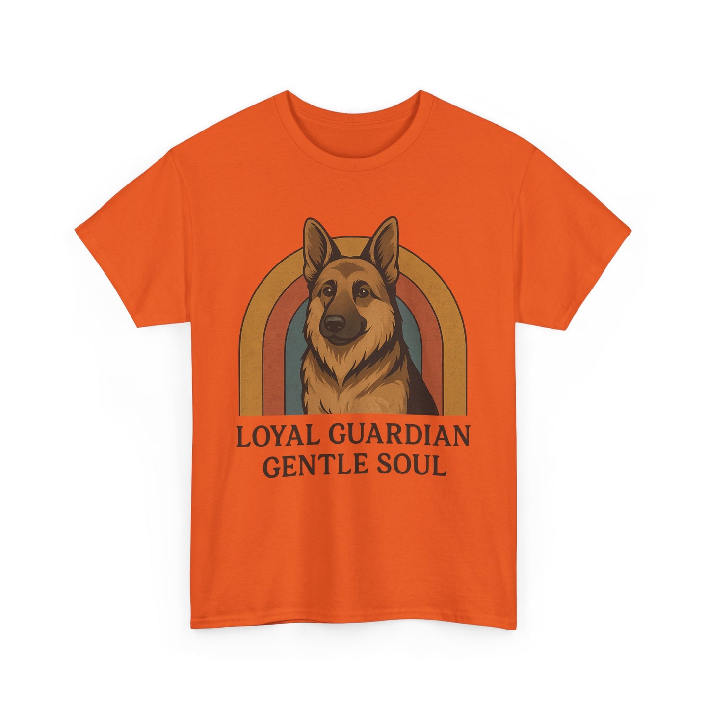 German Shepherd, Loyal Guardian Tee - Unisex Heavy Cotton Shirt, Perfect for Dog Lovers, Animal Lovers, Casual Wear