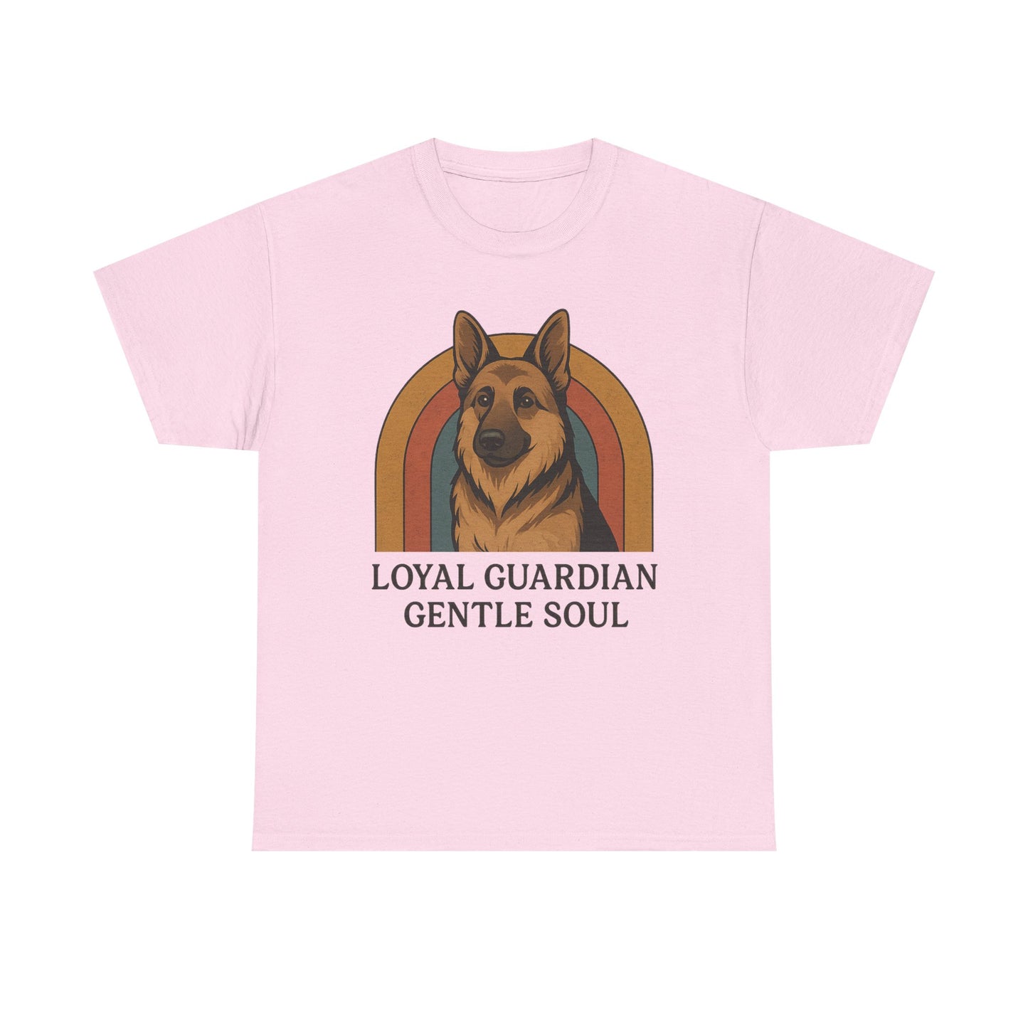 German Shepherd, Loyal Guardian Tee - Unisex Heavy Cotton Shirt, Perfect for Dog Lovers, Animal Lovers, Casual Wear