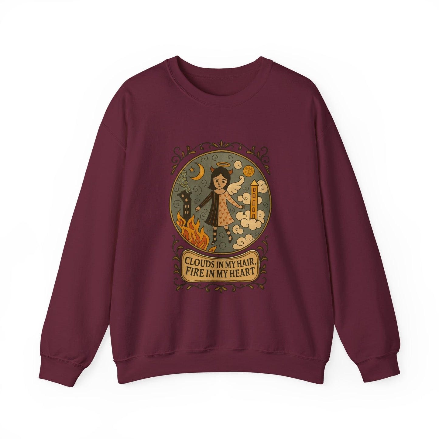 Clouds in my hair Unisex Sweatshirt