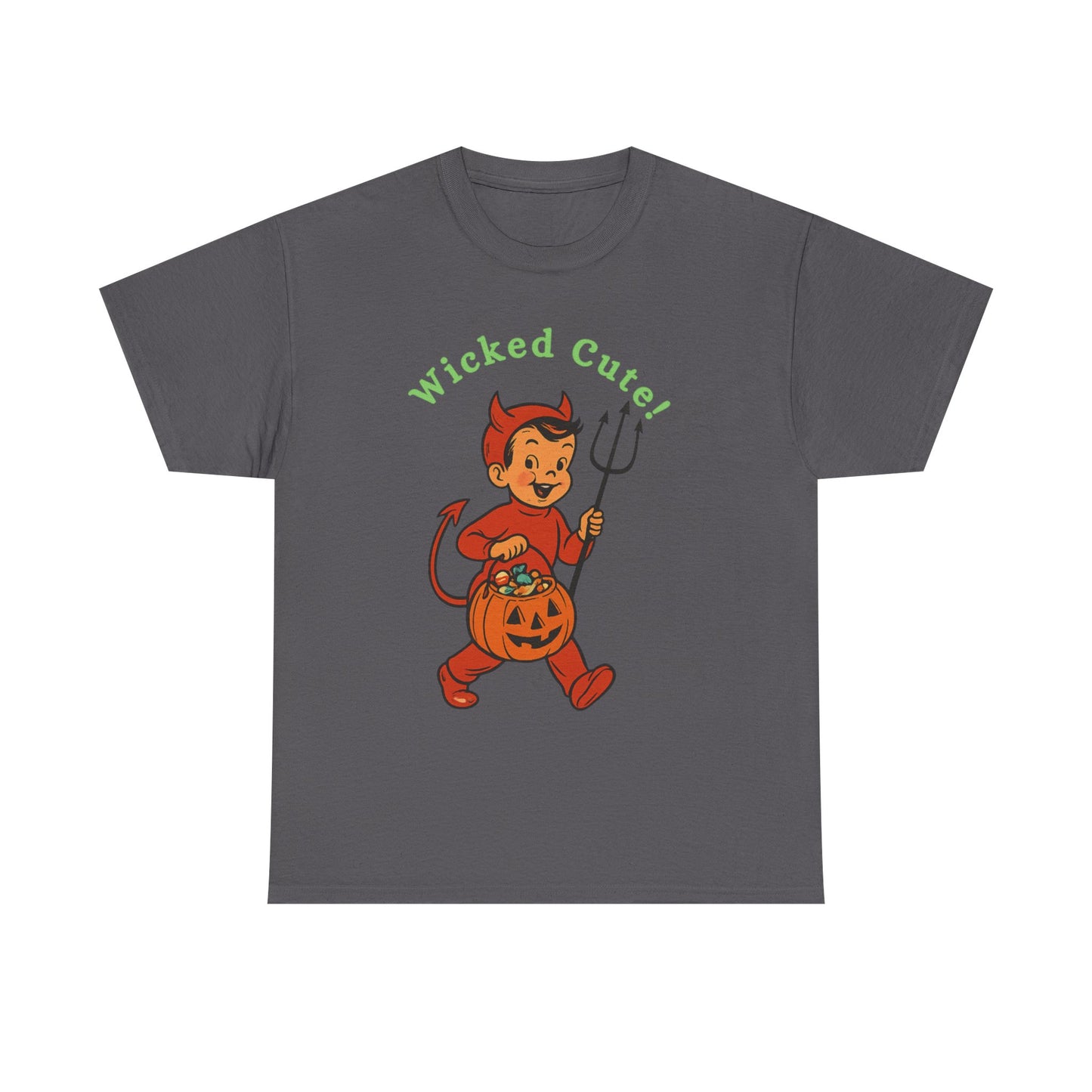 Wicked Cute Little Devil ,Halloween Tee, Unisex tee, Spooky Season Apparel, Cute Devil T-Shirt, Trick or Treat Top, Halloween Costume