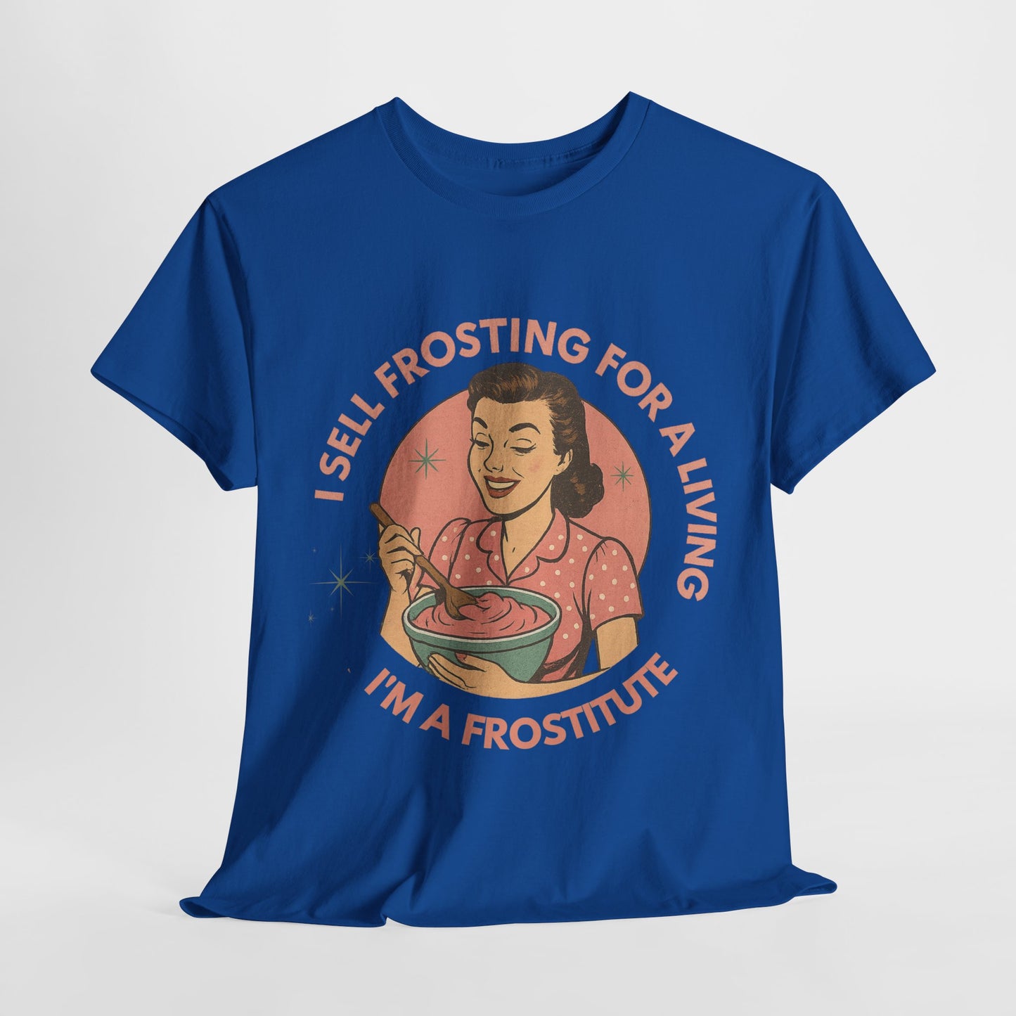 Funny Foodie Tee with Playful Frosting Design, Unisex T-Shirt, Baking Humor Shirt, Gift for Bakers, Food Lover Apparel, Gag Gift Idea