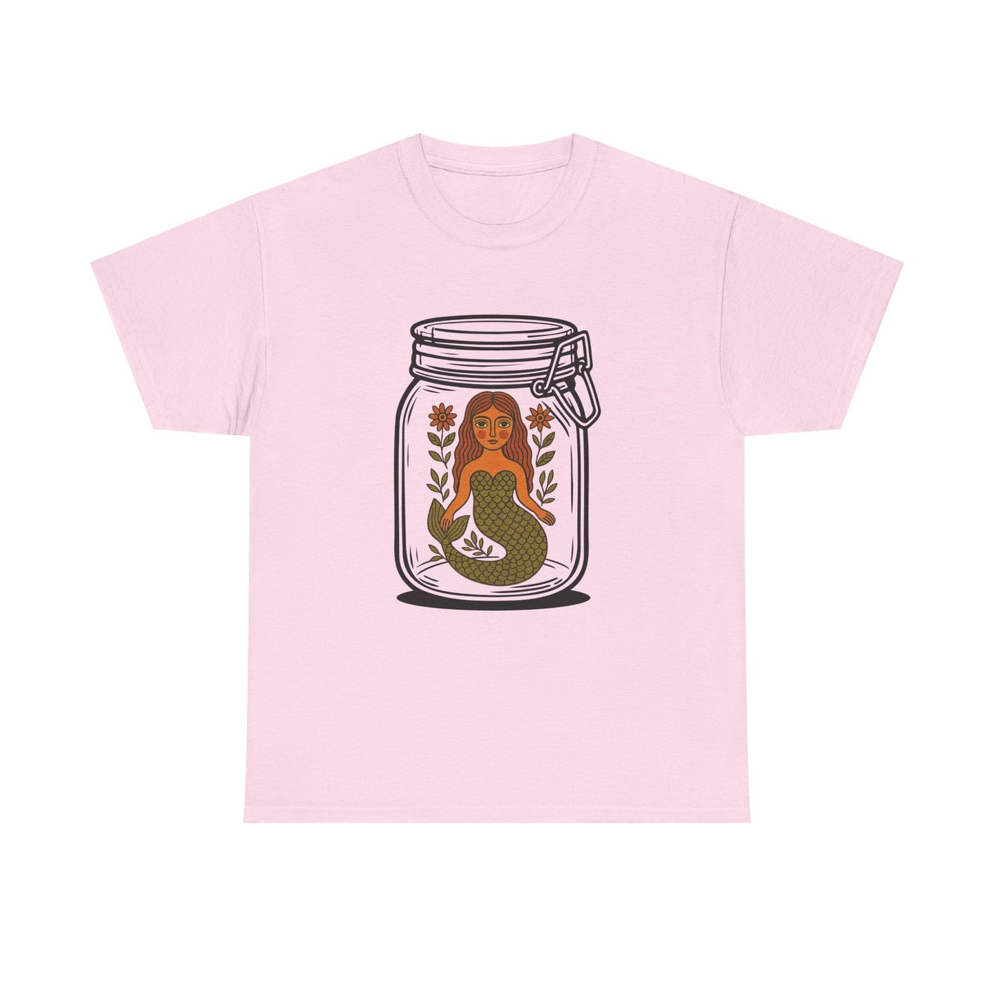Whimsical Mermaid in a Jar t-shirt
