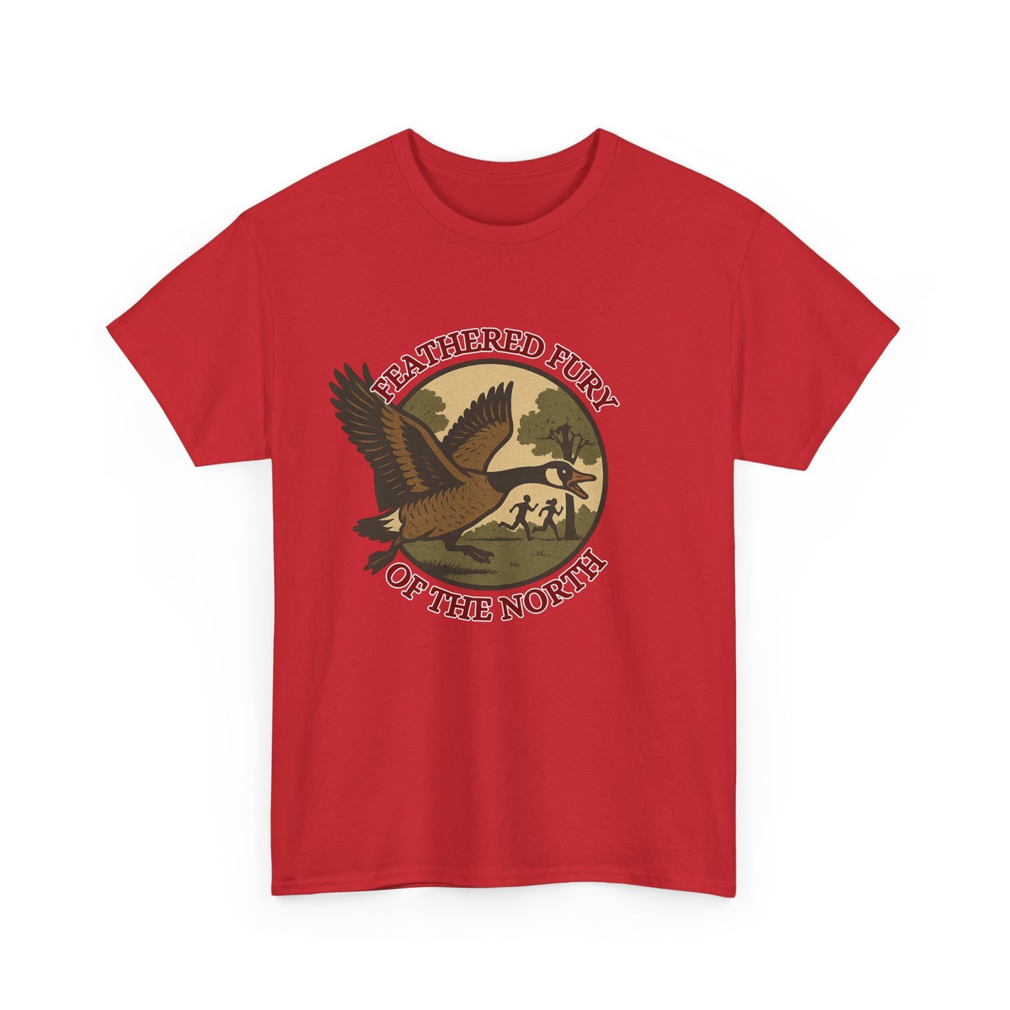 Feathered Fury of the North T-Shirt, Nature Lover Tee, Unisex Cotton Shirt, Outdoor Adventure Wear, Wildlife Enthusiast Gift
