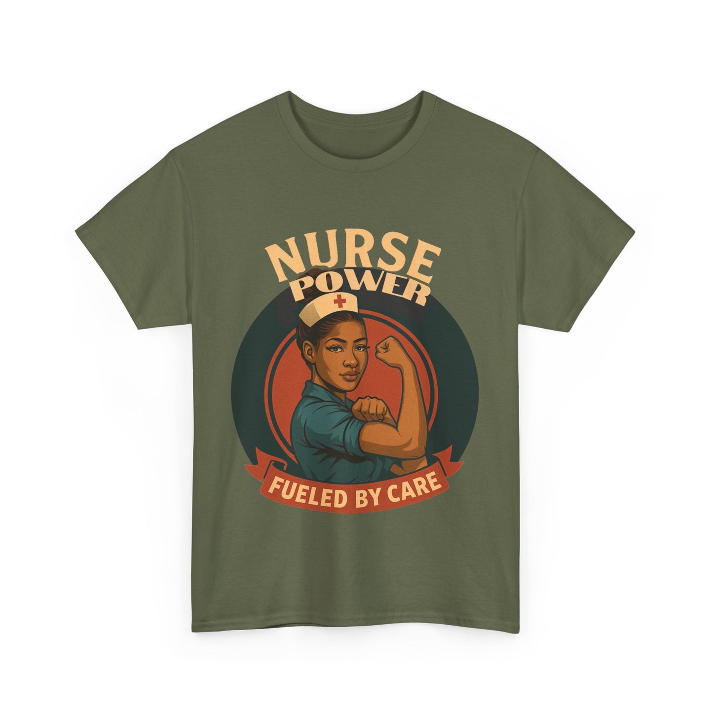Nurse Pride Tee - Fuel Your Care, Gift for Nurses, Appreciation Shirt, Healthcare Worker Outfit, Supportive Apparel