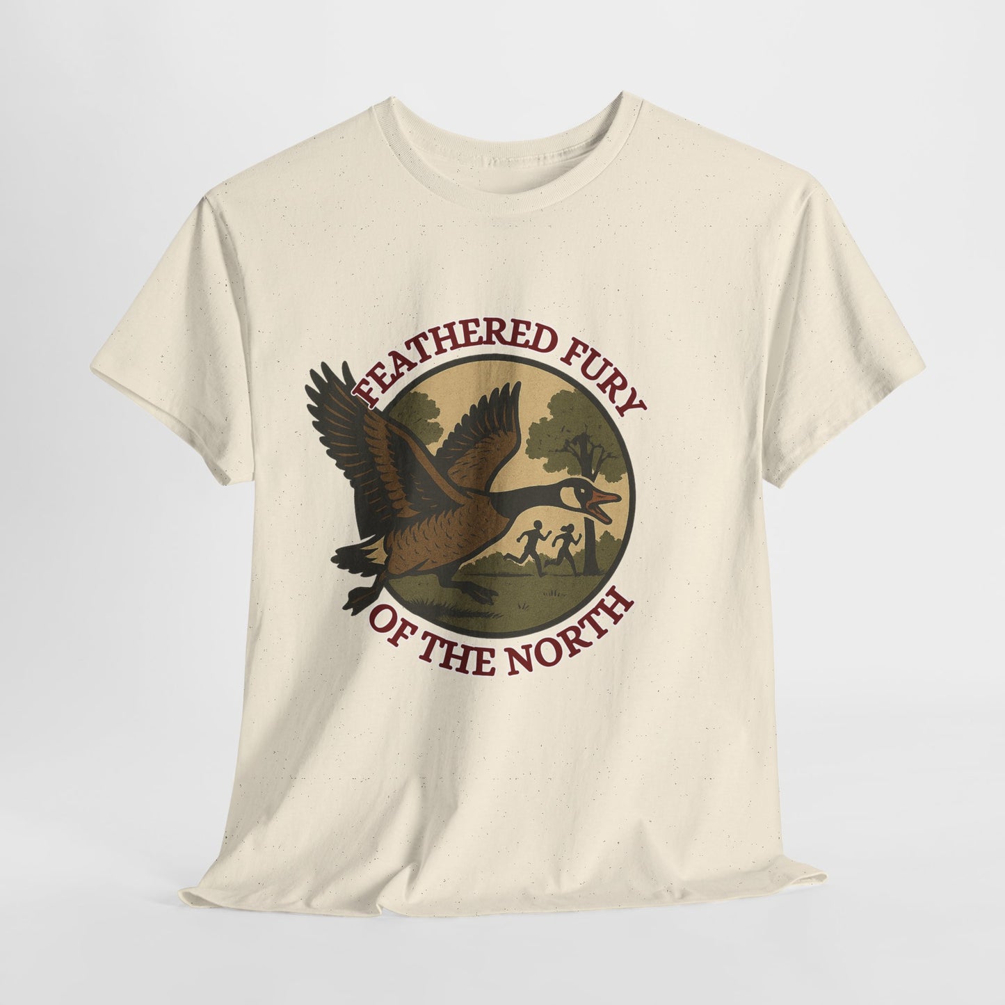 Feathered Fury of the North T-Shirt, Nature Lover Tee, Unisex Cotton Shirt, Outdoor Adventure Wear, Wildlife Enthusiast Gift