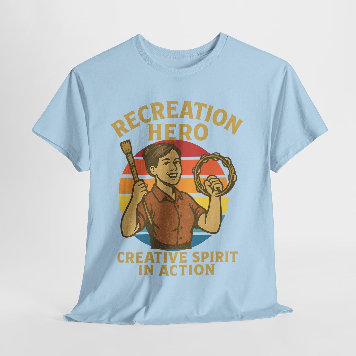 T-Shirt Recreation Hero Unisex Heavy Cotton Tee by Moonwoven by Luna